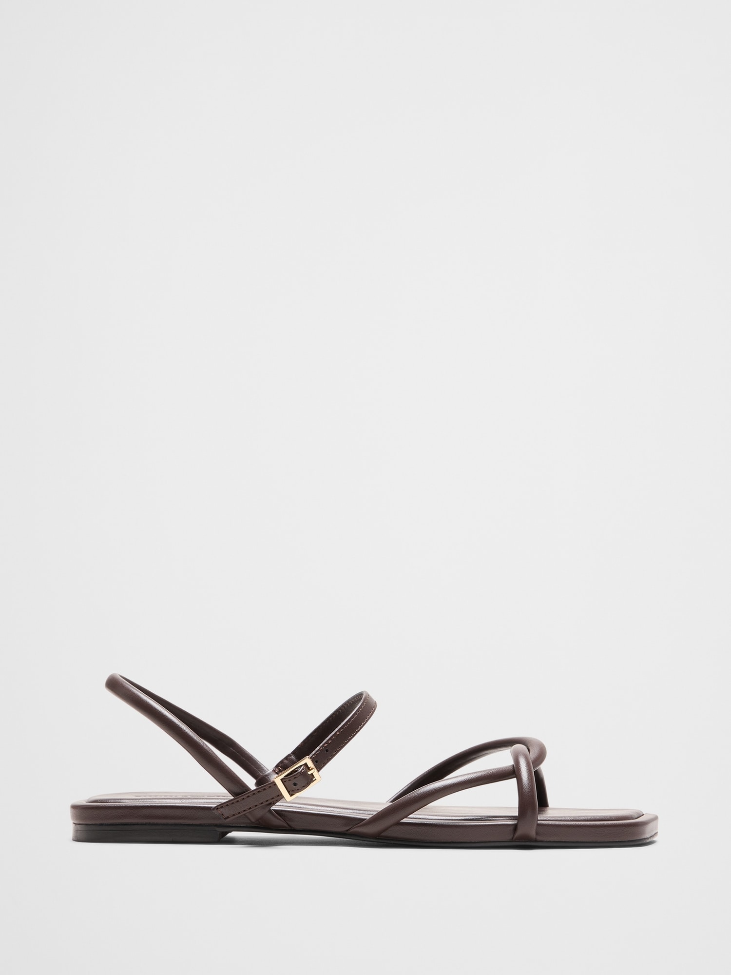 Image number 1 showing, Vegan Leather Tubular Strappy Sandal