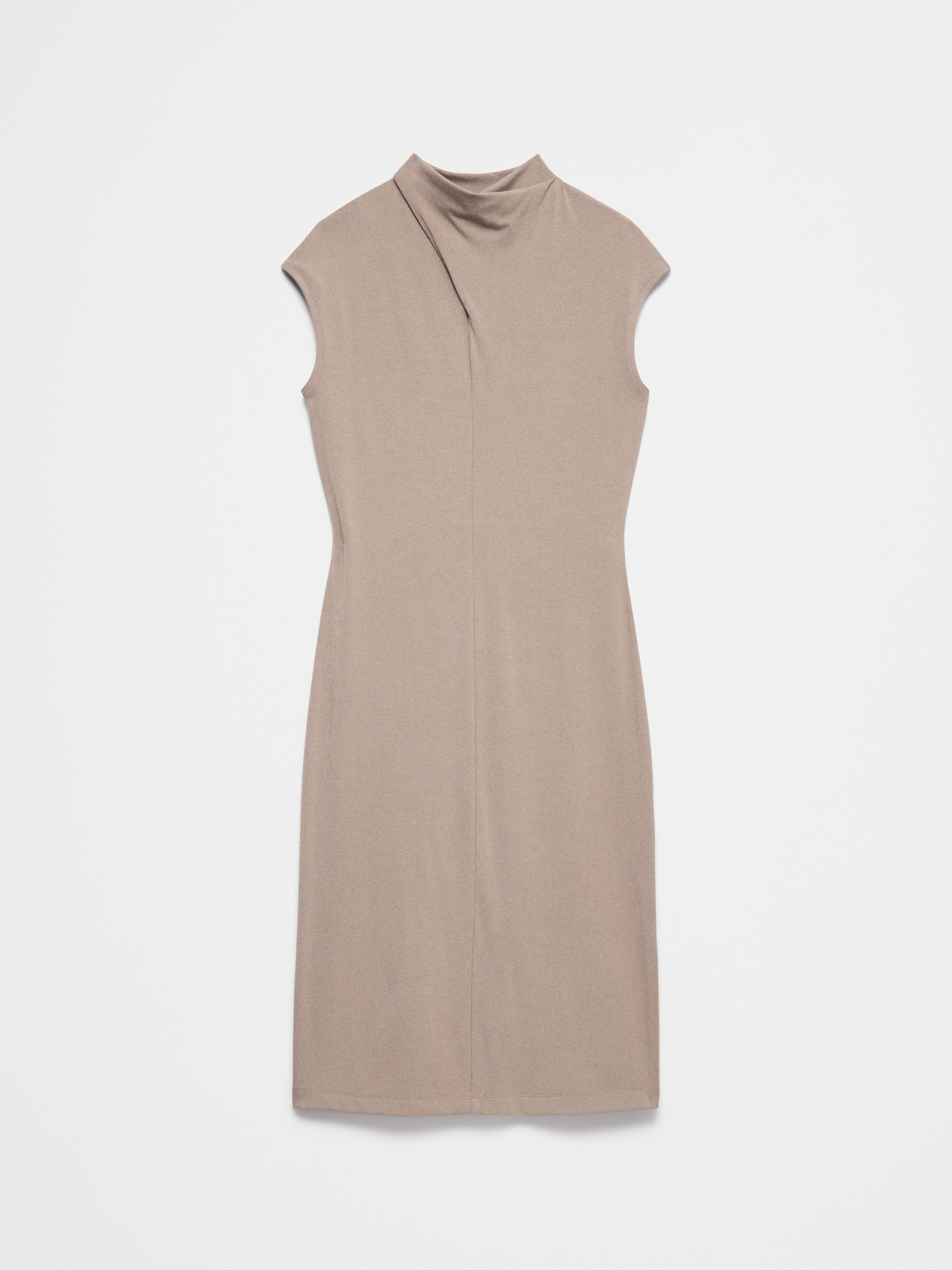 Image number 4 showing, Mock-Neck Midi Dress