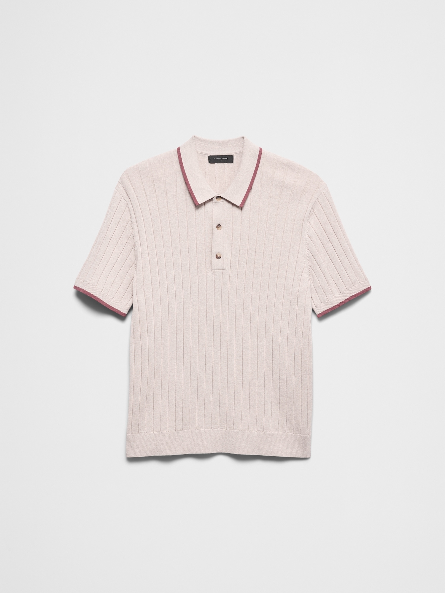 Image number 7 showing, Slim-Fit Wide-Ribbed Sweater Polo