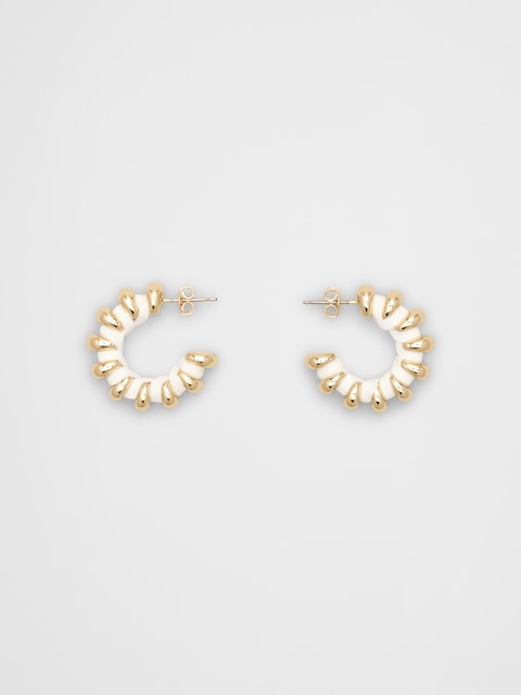 Thread Huggie Earrings