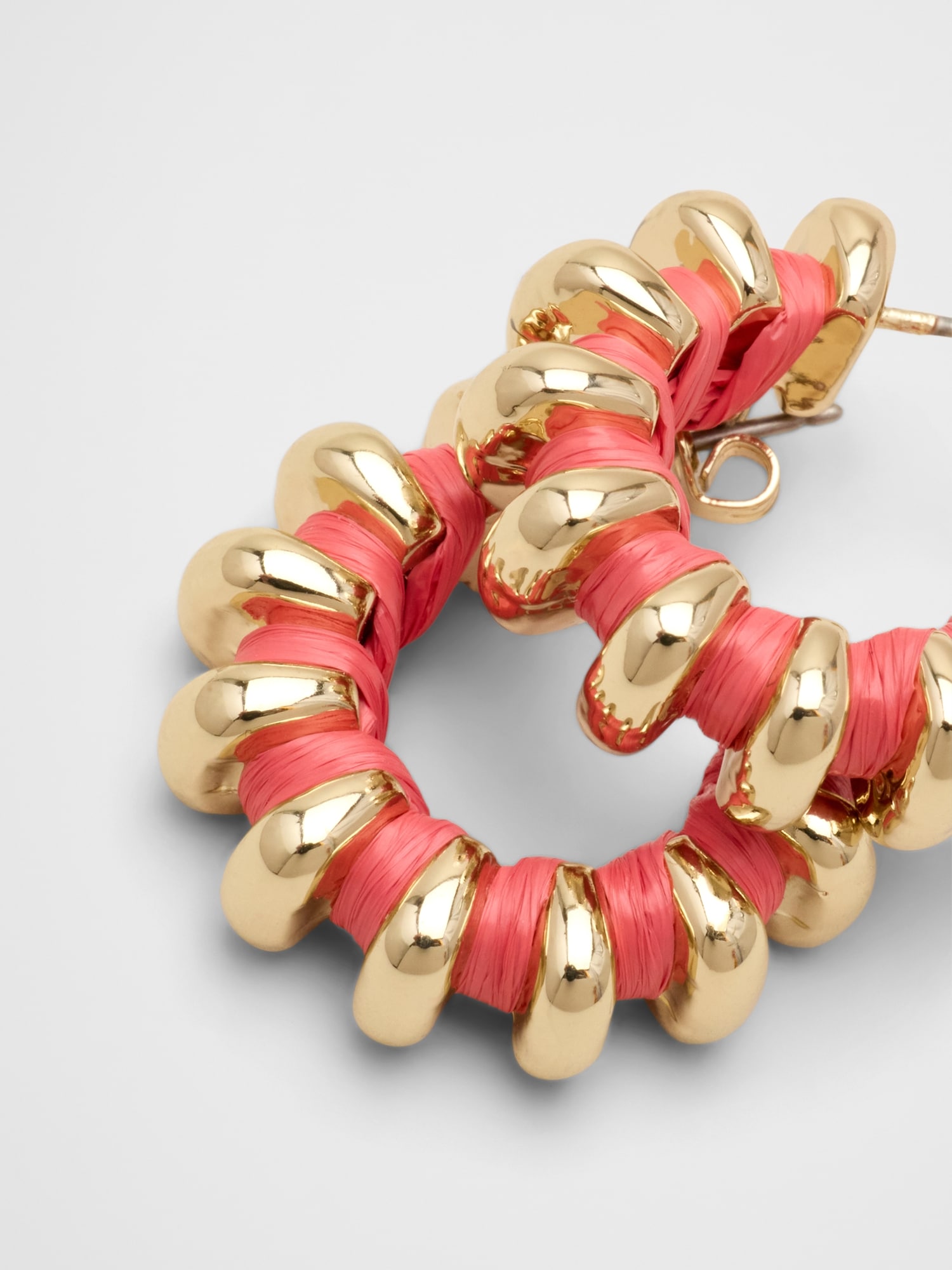 Image number 2 showing, Thread Huggie Earrings