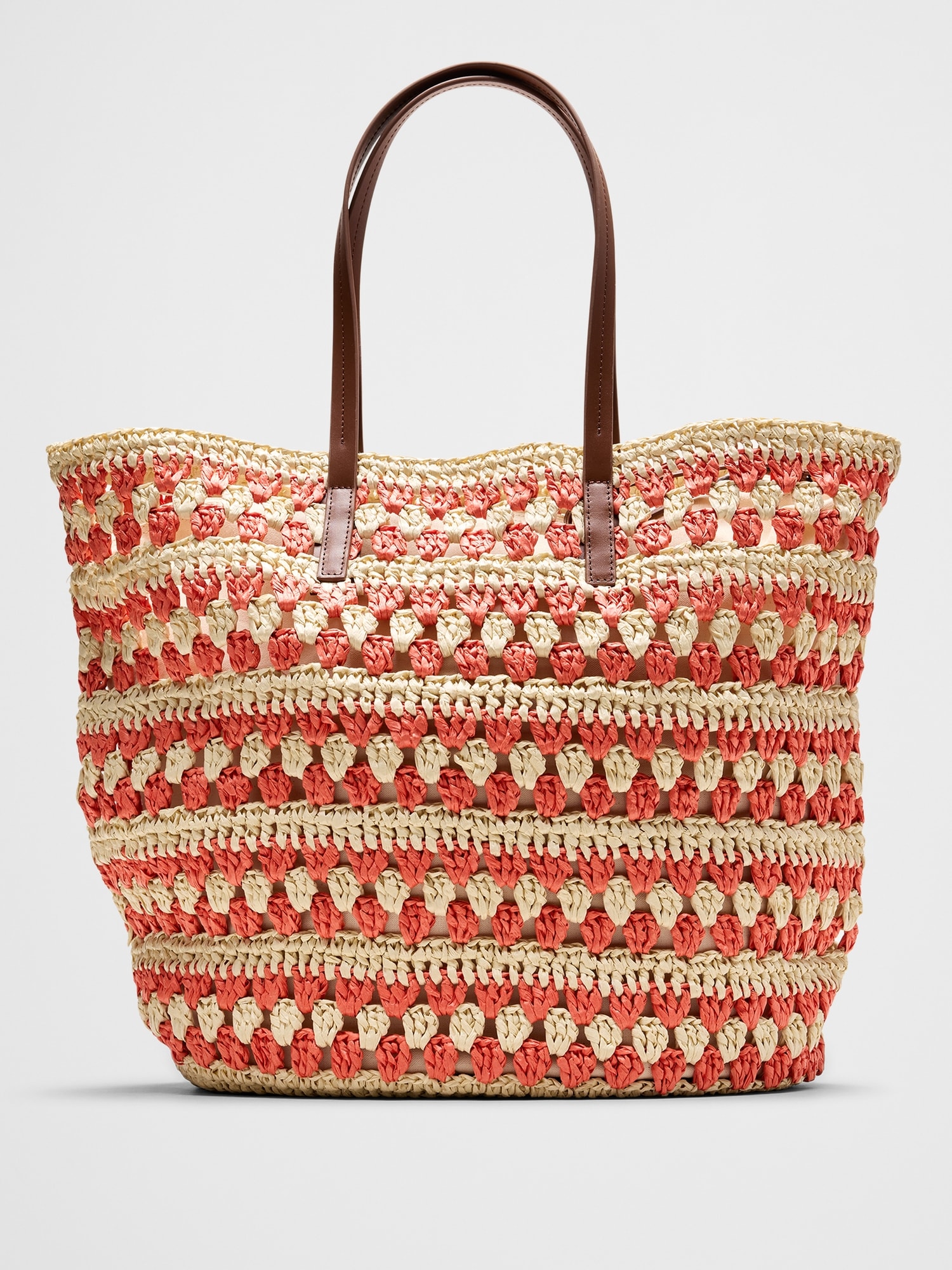 Image number 1 showing, Straw Market Tote