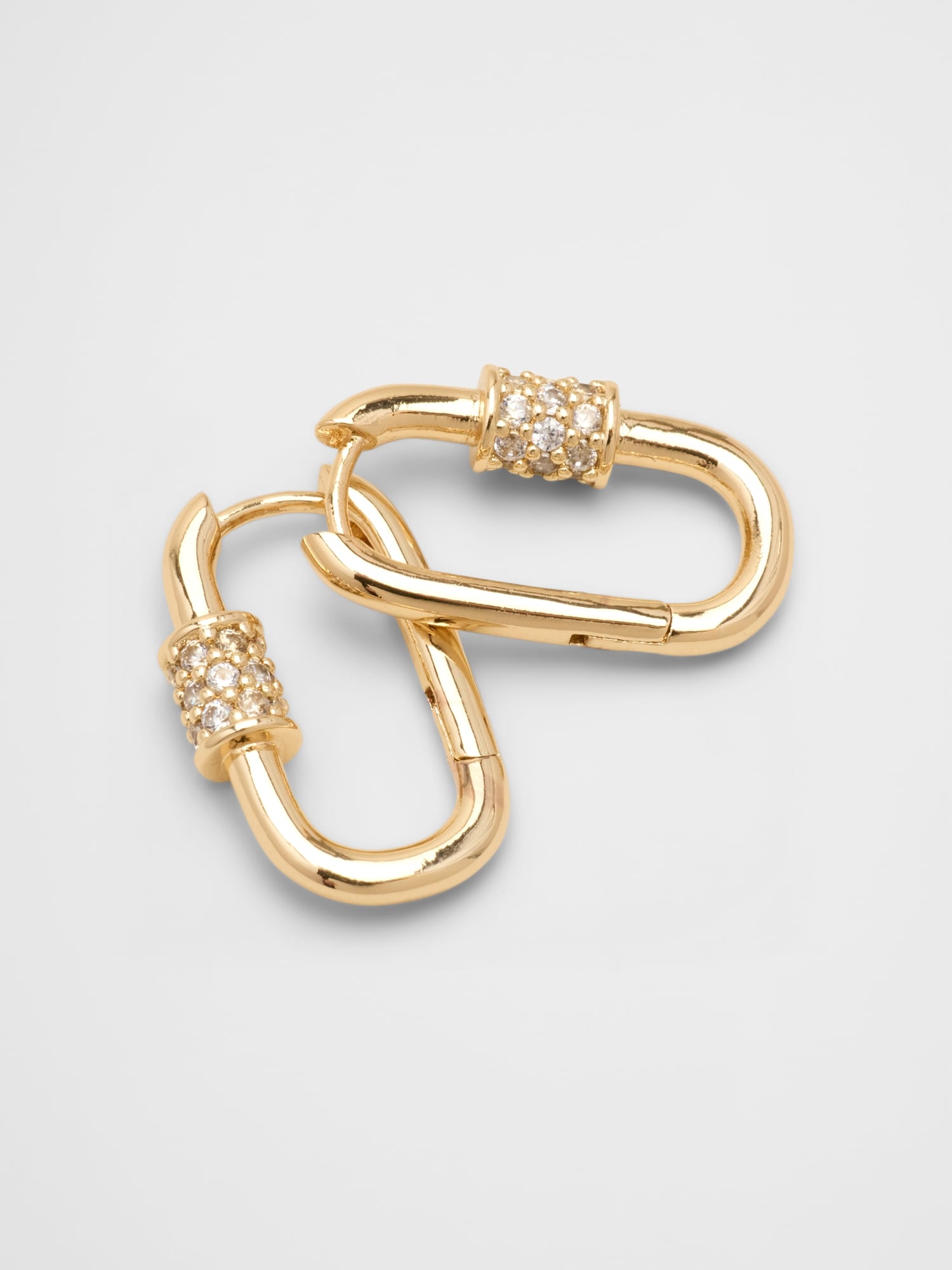 Image number 2 showing, Carabiner Earrings