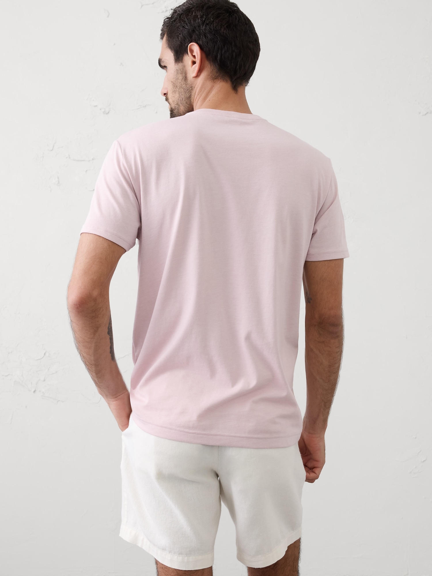 Image number 2 showing, Standard-Fit Premium Wash V-Neck Shirt