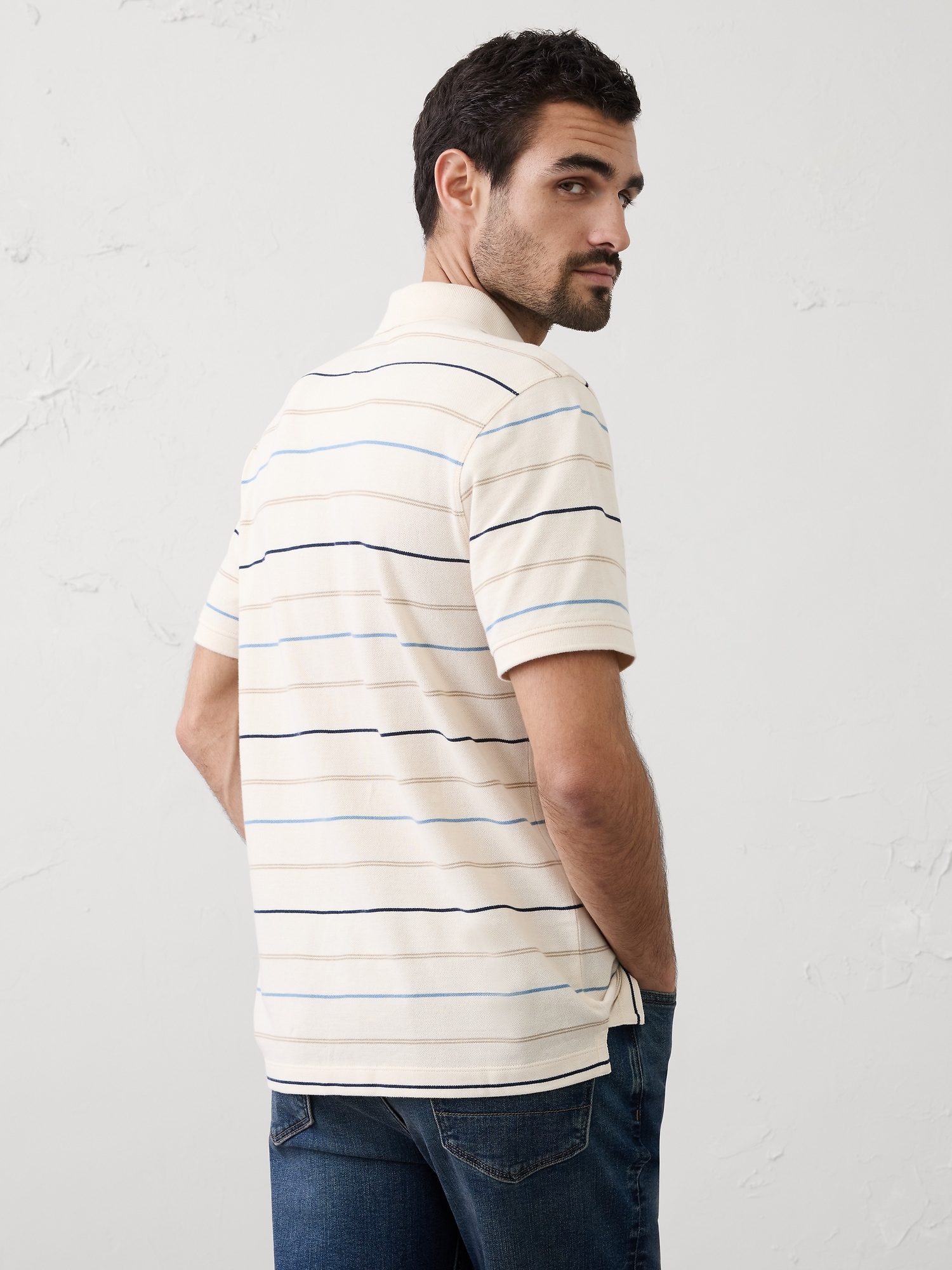 Image number 8 showing, Standard-Fit Pique Polo