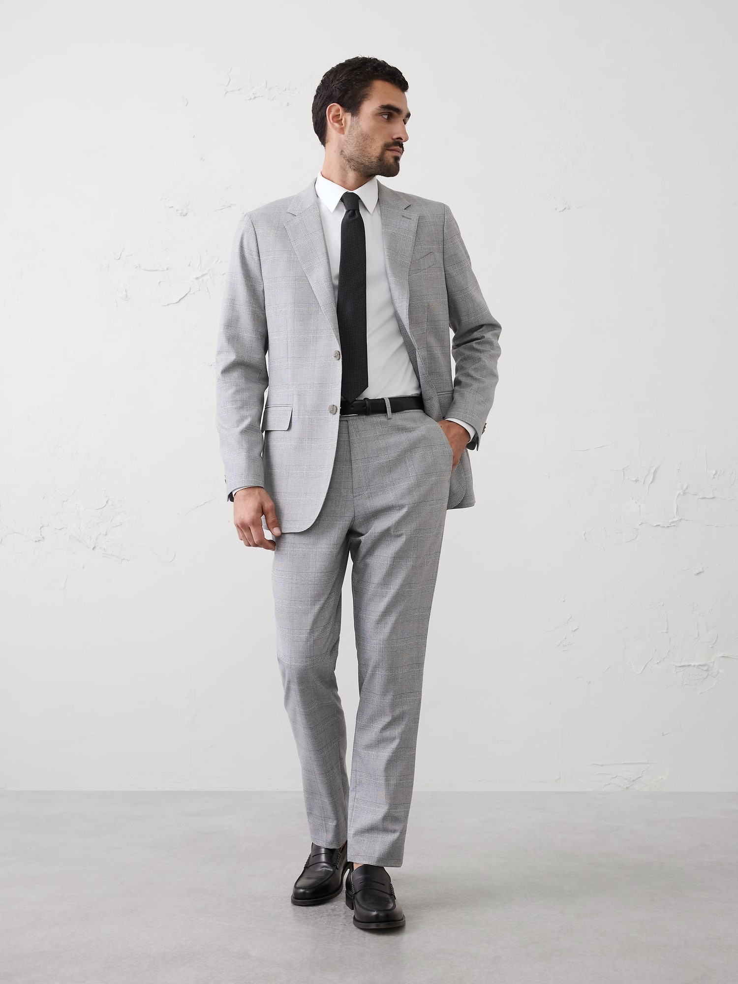 Glen Plaid Suit Jacket