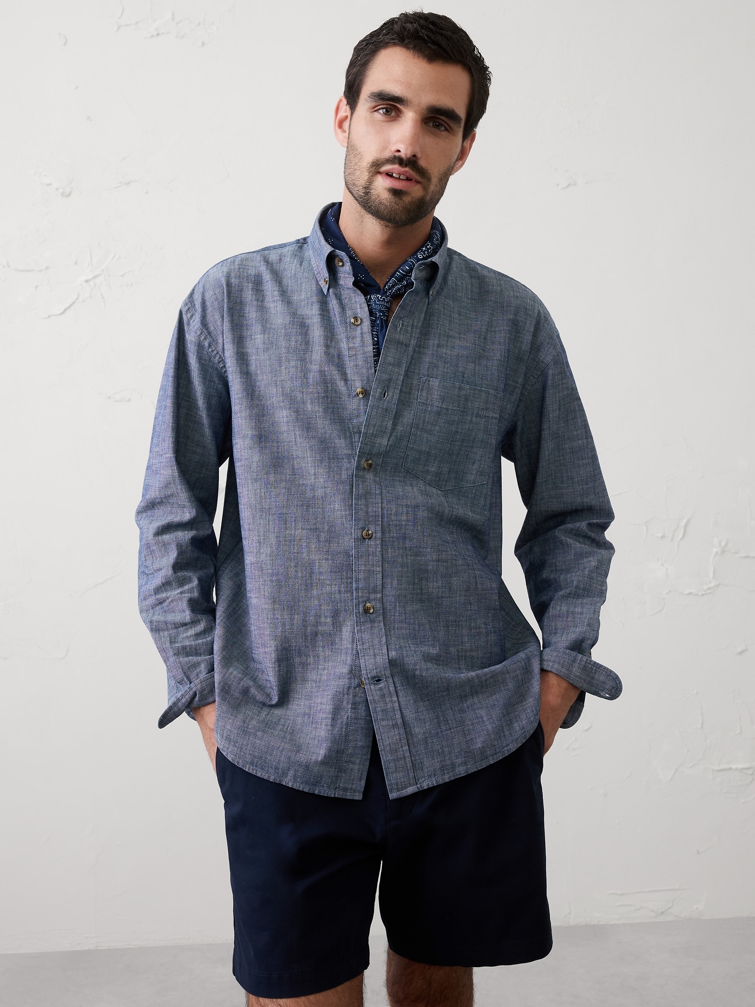 Relaxed-Fit Softwash Cotton Shirt