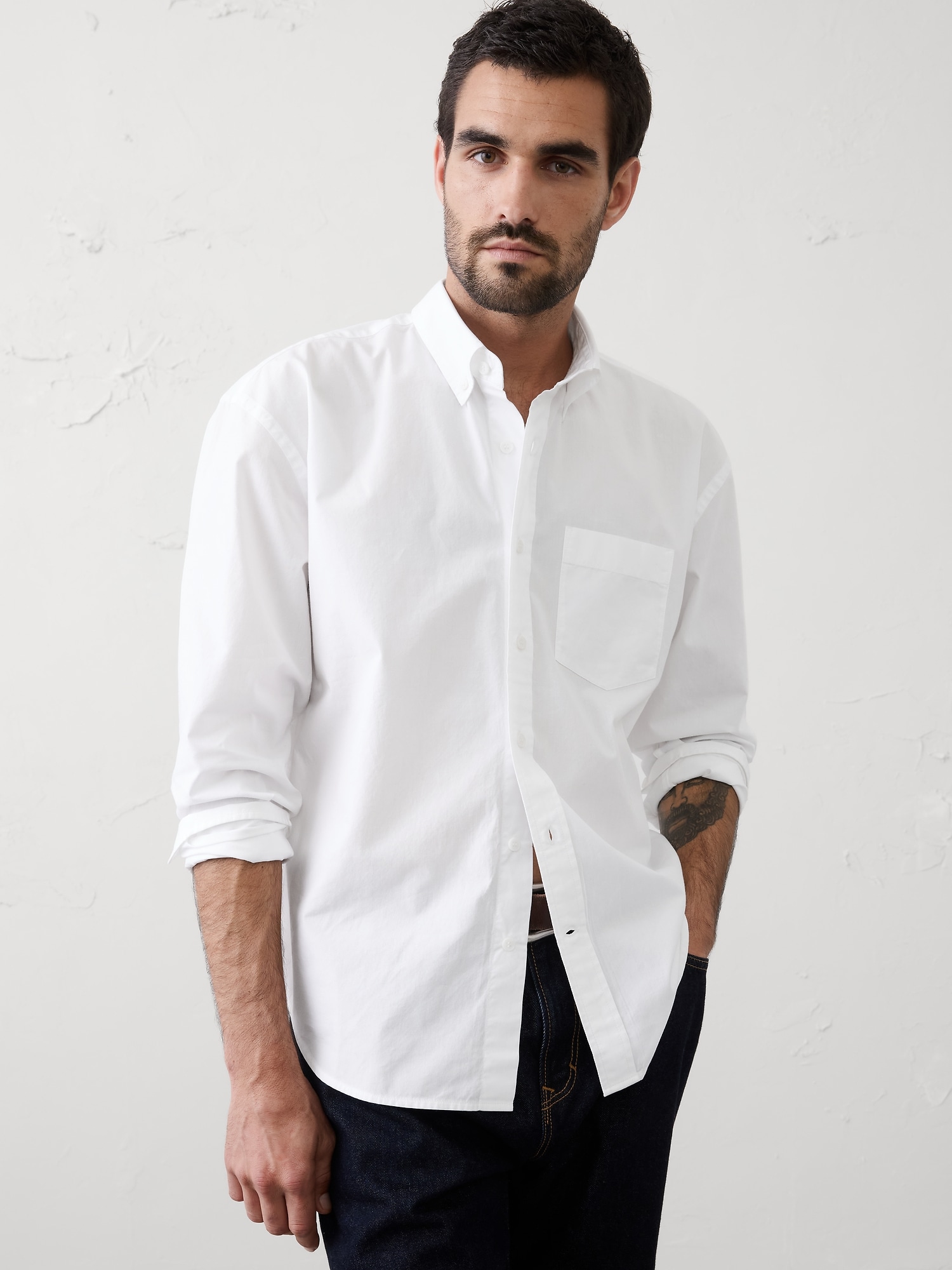 Relaxed-Fit Softwash Cotton Shirt
