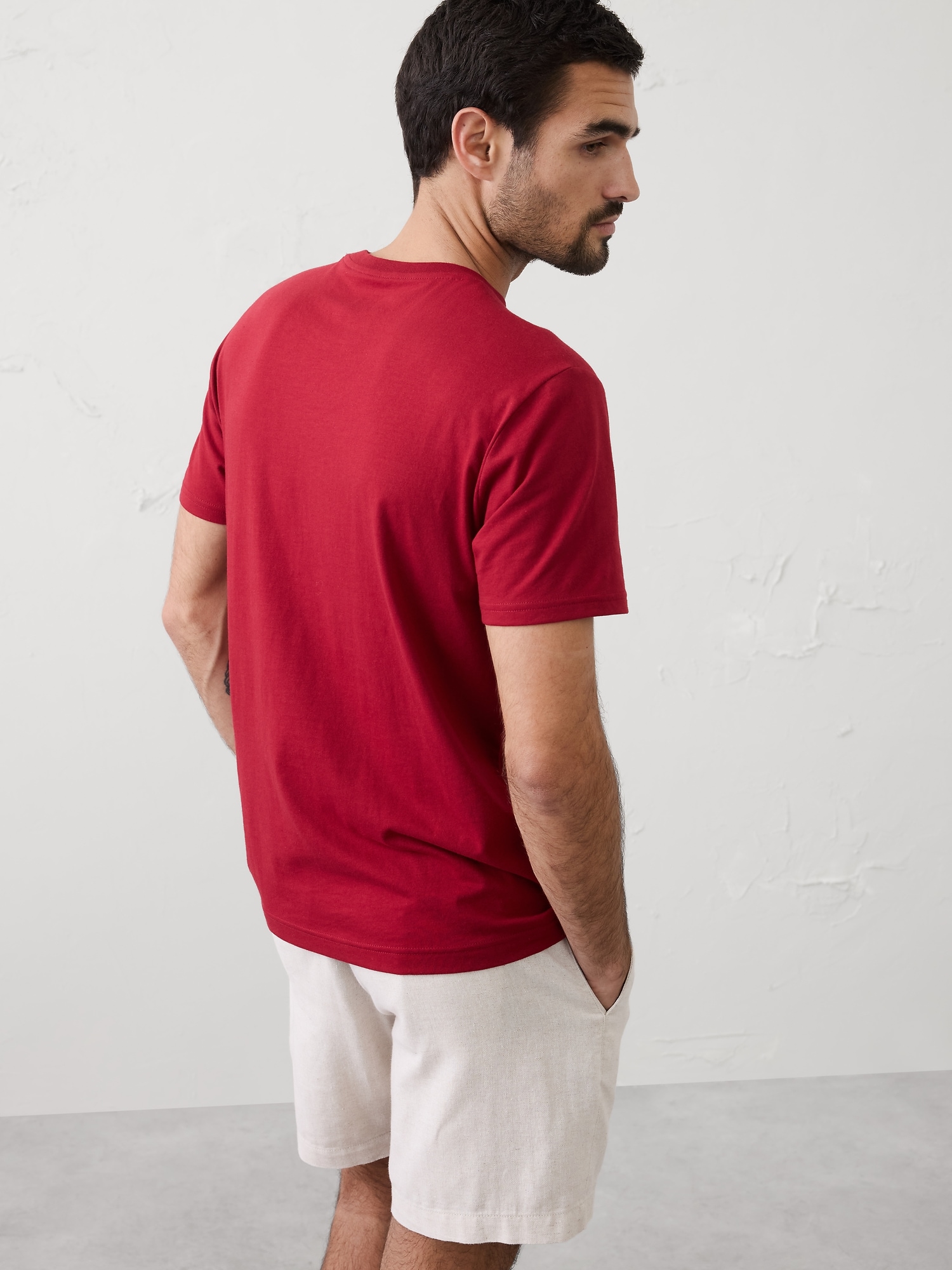 Image number 2 showing, Standard-Fit Premium Wash Crew-Neck T-Shirt