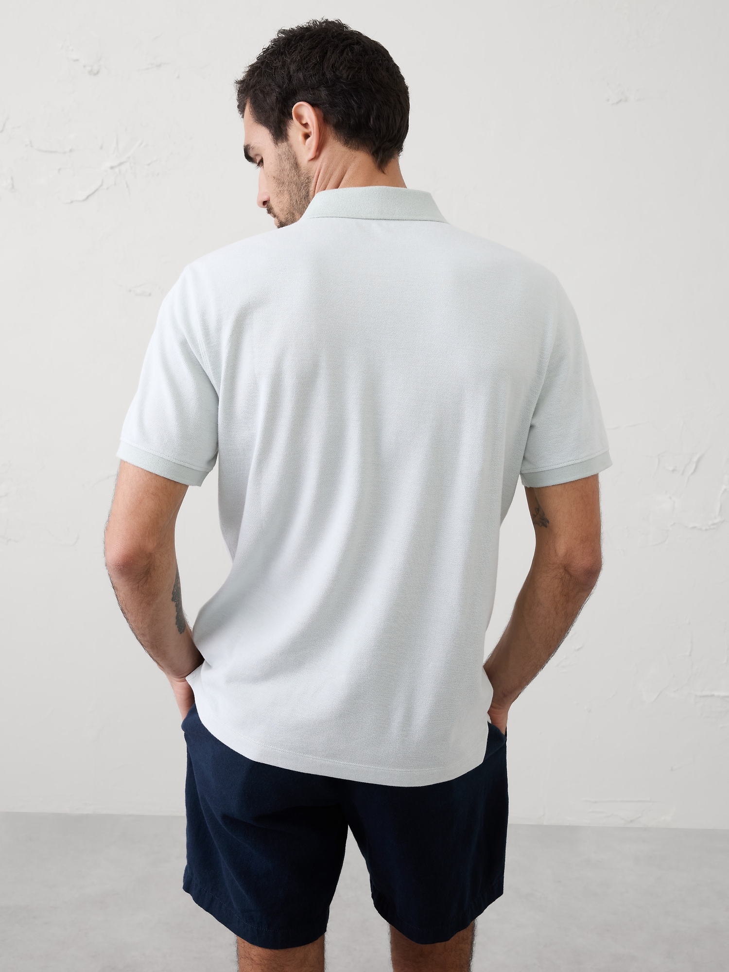 Image number 5 showing, Standard-Fit Pique Polo