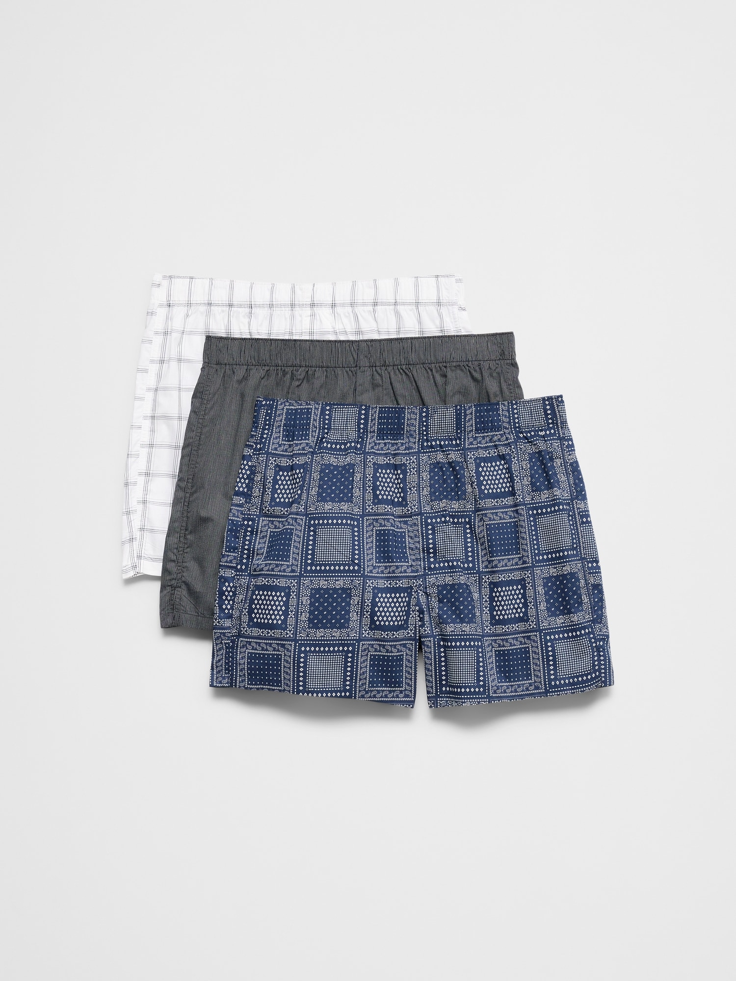 Image number 1 showing, Cotton Boxers (3 Pack)