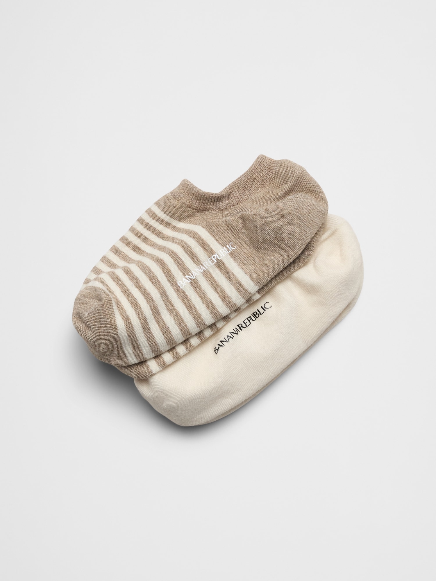 Image number 1 showing, Women's Striped No-Show Socks (2 Pack)