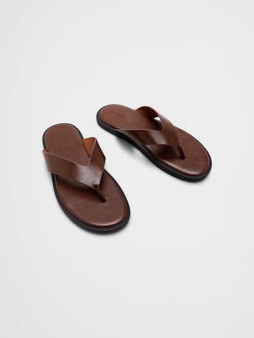 Vegan Leather Flip Flop | Banana Republic Factory