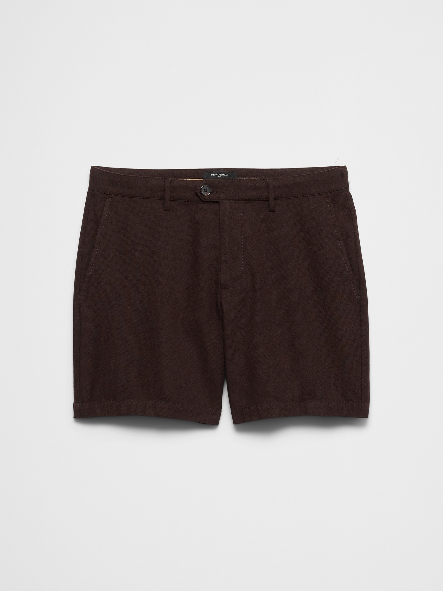 Image number 4 showing, Slim-Fit 7" Linen-Blend Short