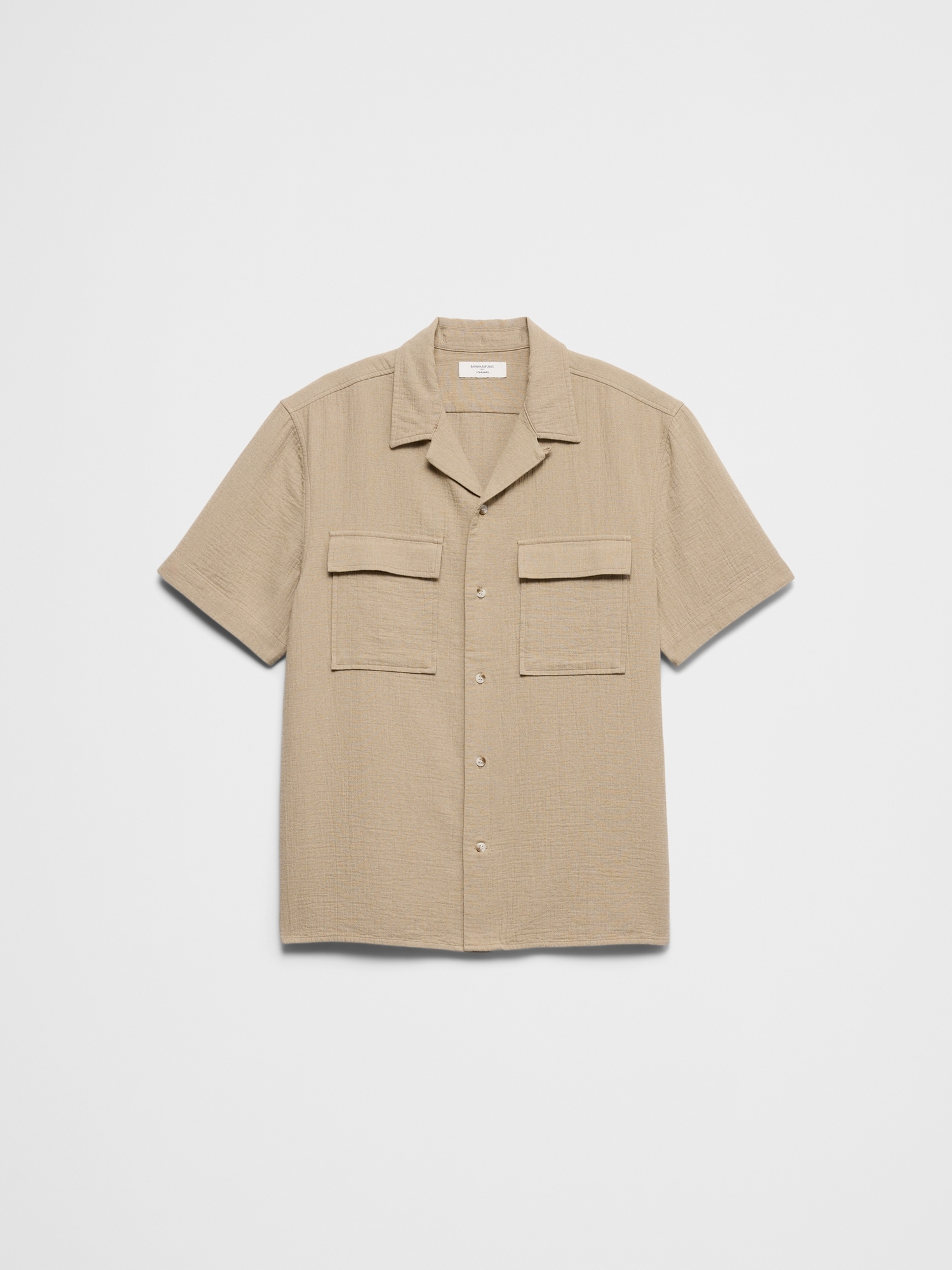 Image number 4 showing, Standard-Fit Double Weave Resort Shirt