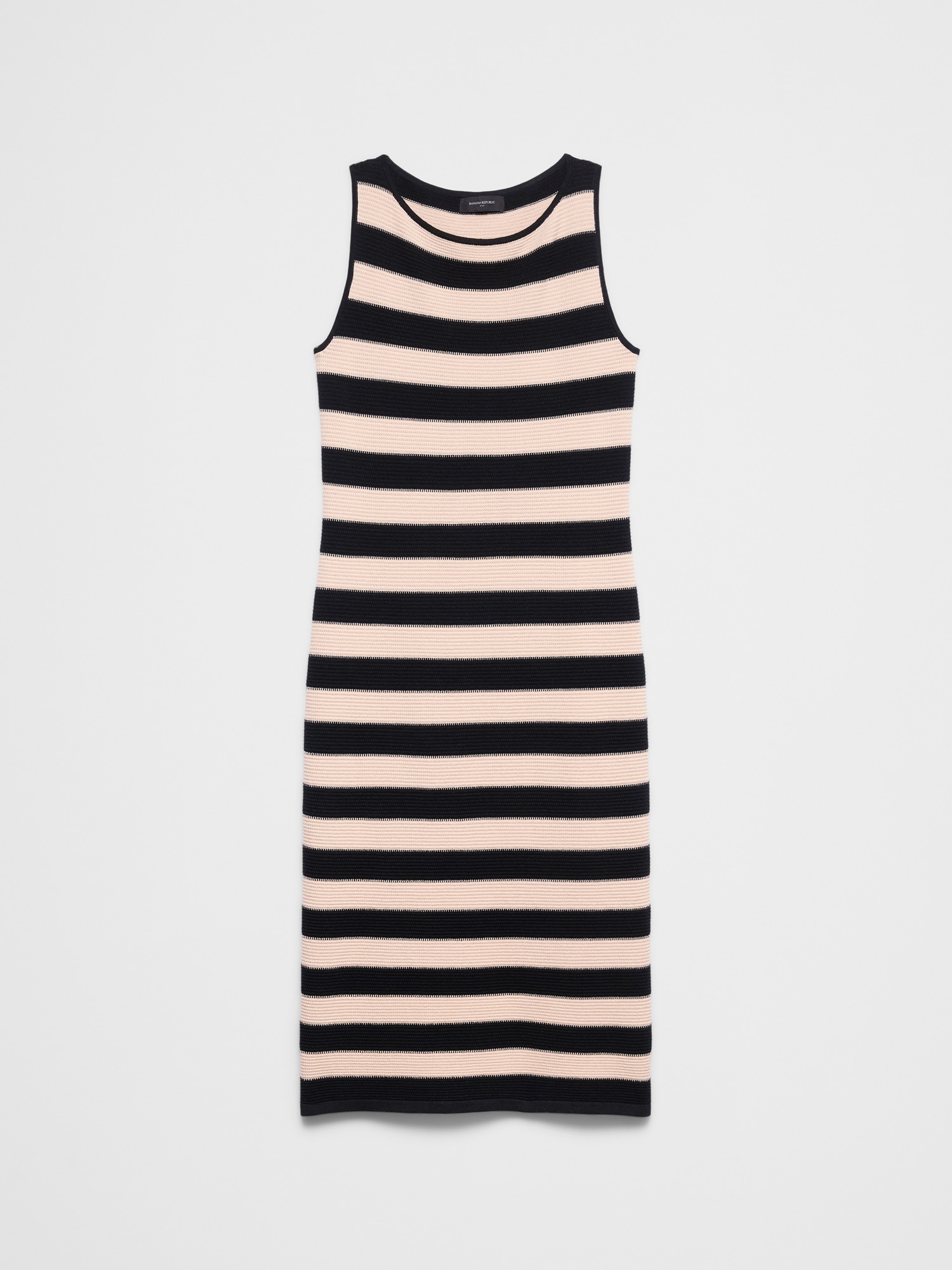 Image number 4 showing, Textured Striped Midi Sweater Dress