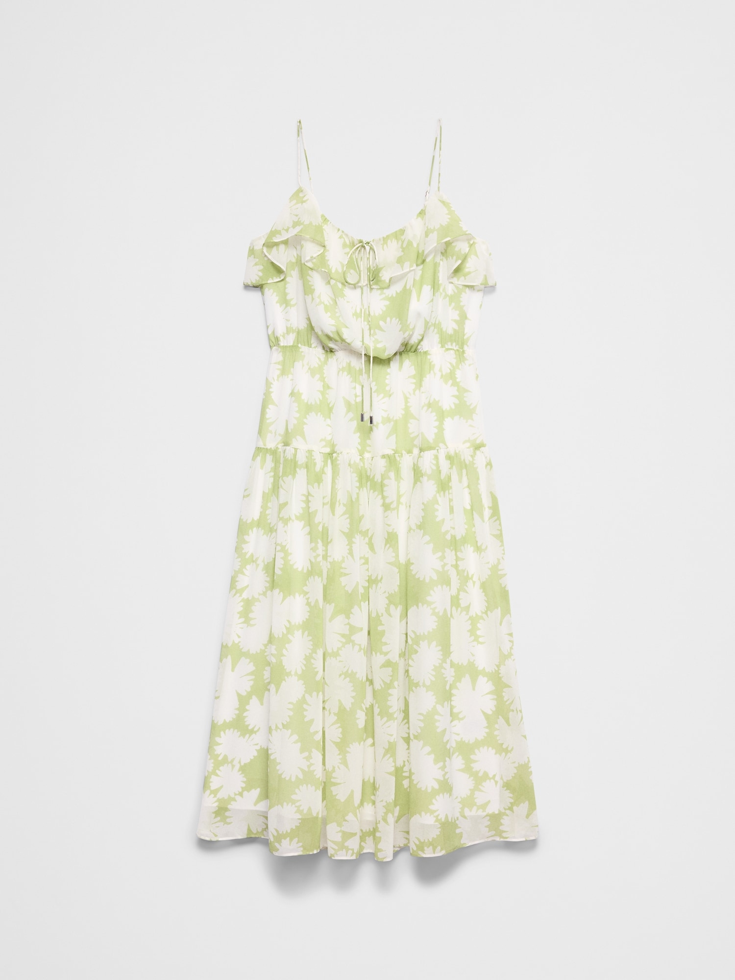 Image number 4 showing, Chiffon Ruffle Midi Dress
