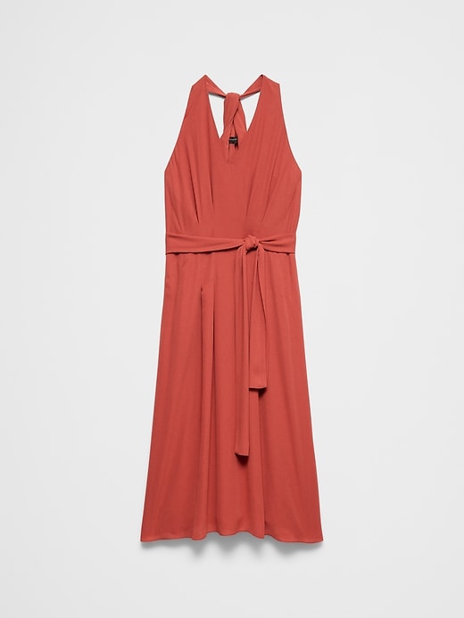 knee length dresses for ladies Monica Tie Waist Midi Dress main image 0