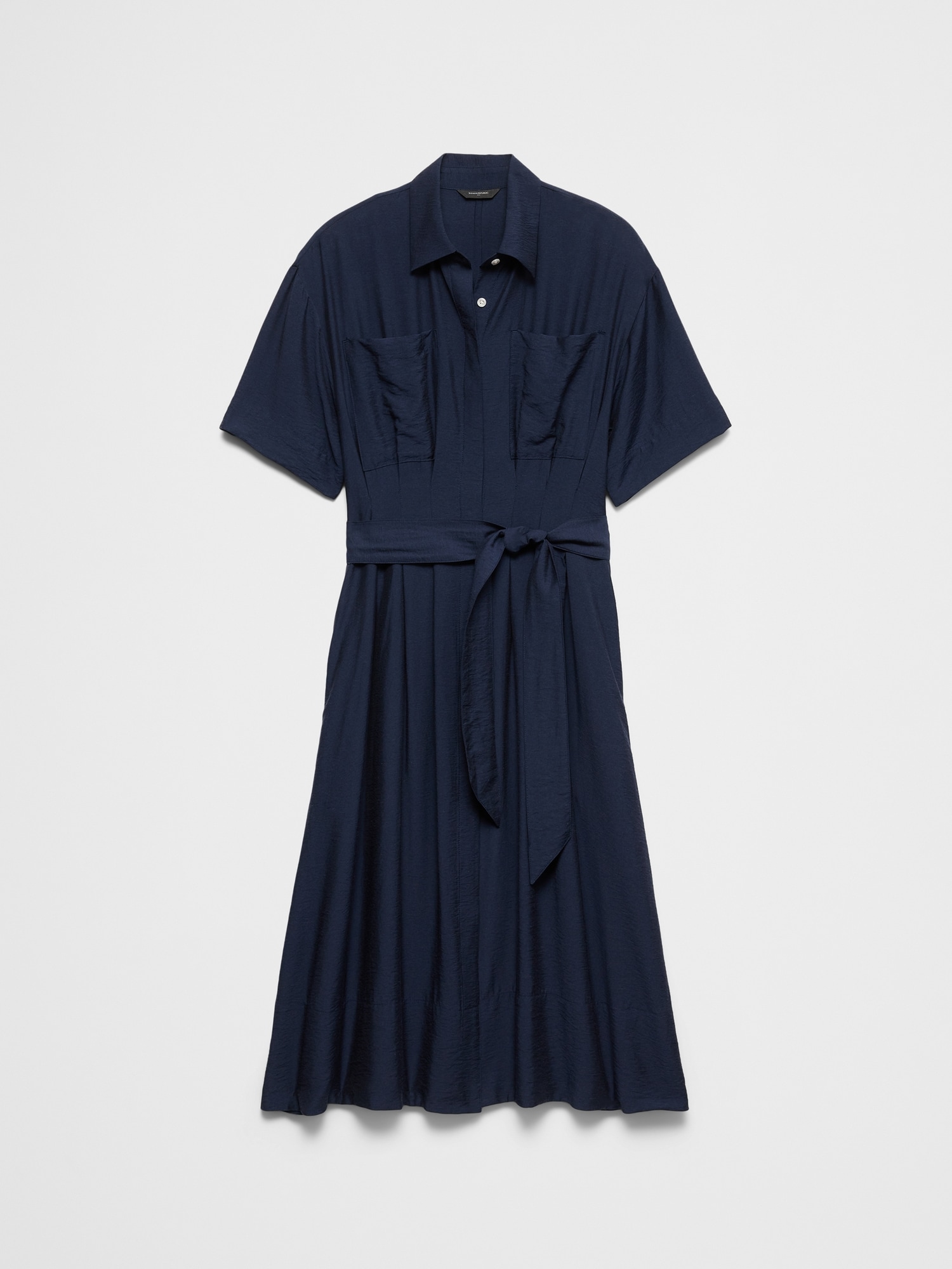 Image number 4 showing, Pleated Midi Shirtdress