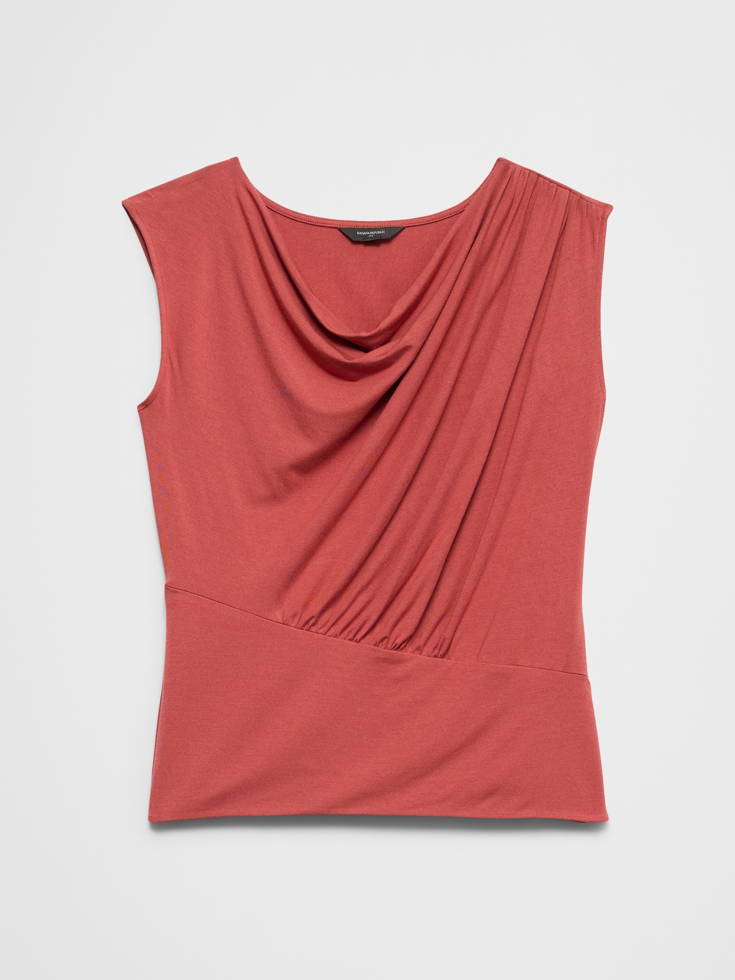 Image number 4 showing, Jersey Draped Asymmetrical Top