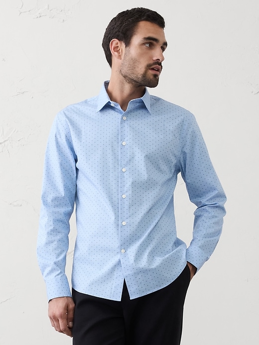 Slim-Fit Untucked Dress Shirt | Banana Republic Factory