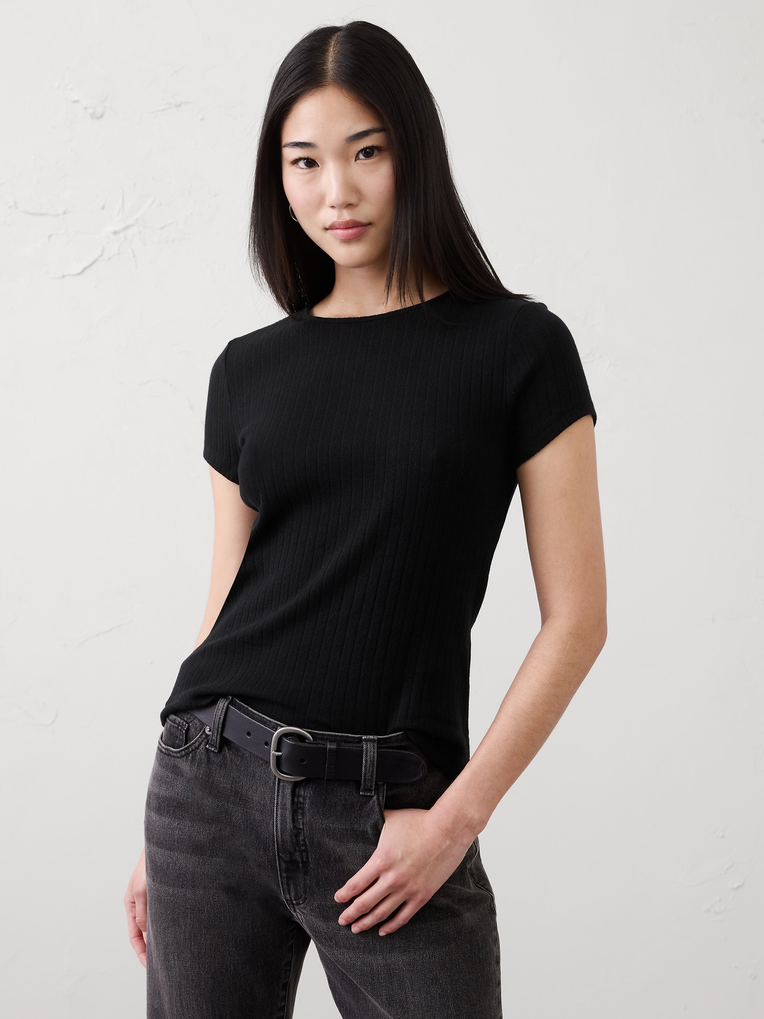 Image number 1 showing, Pointelle Baby T-Shirt