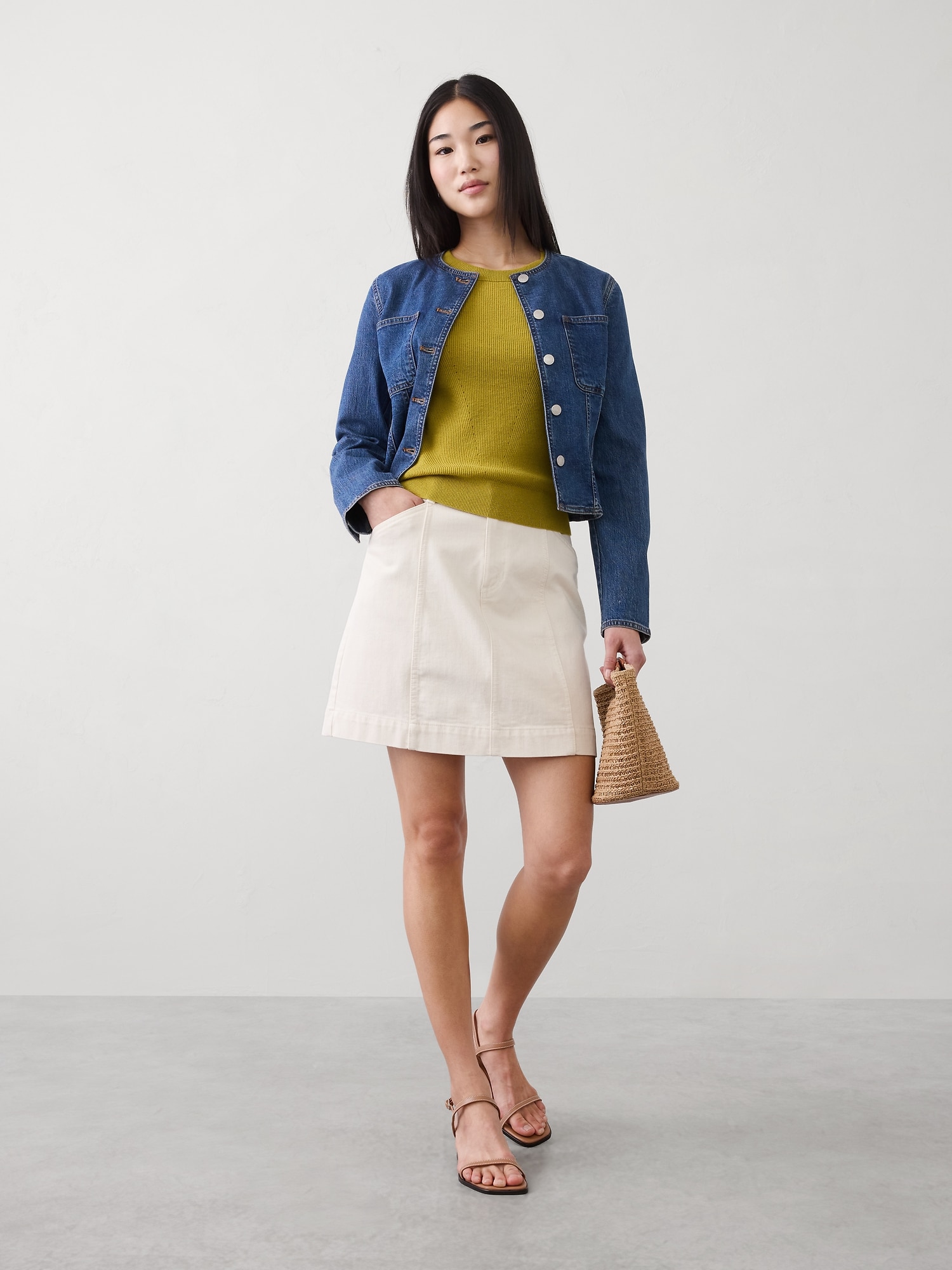 Image number 3 showing, Textured Sweater T-Shirt