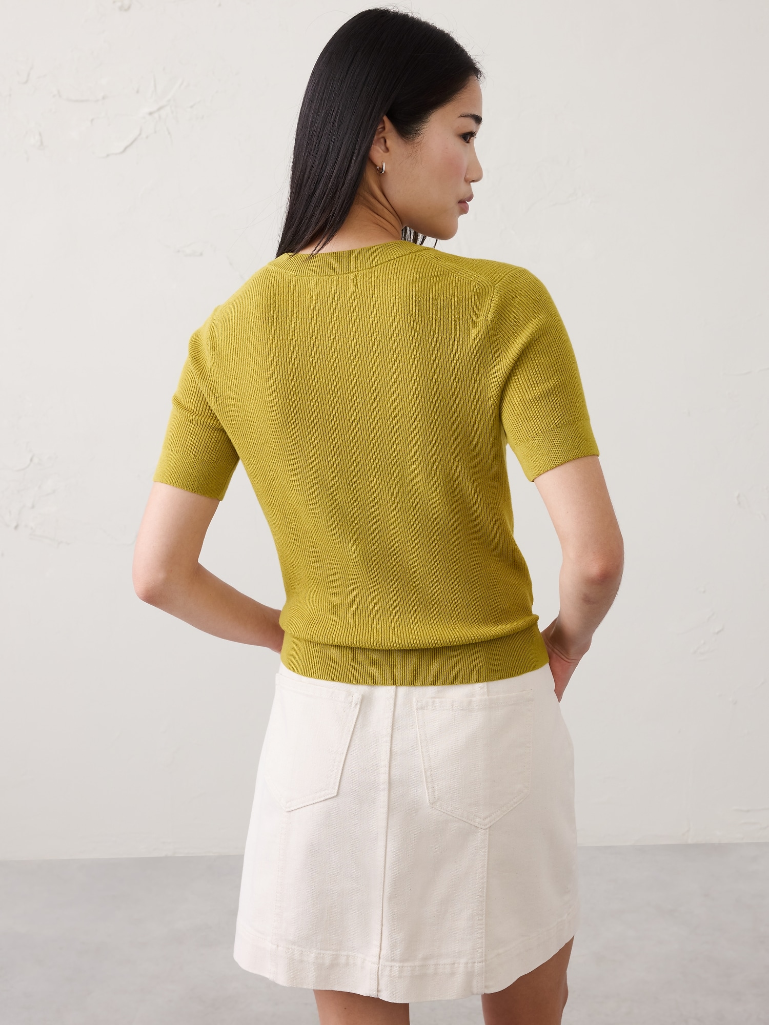 Image number 2 showing, Textured Sweater T-Shirt