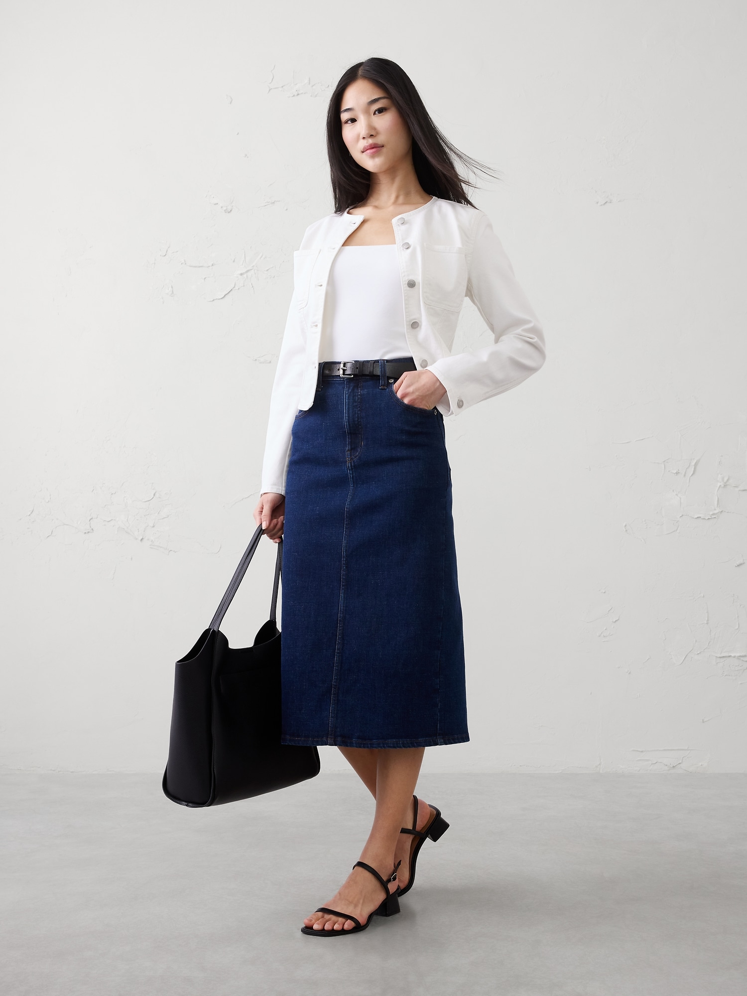 Image number 3 showing, Soft Stretch Square-Neck Top