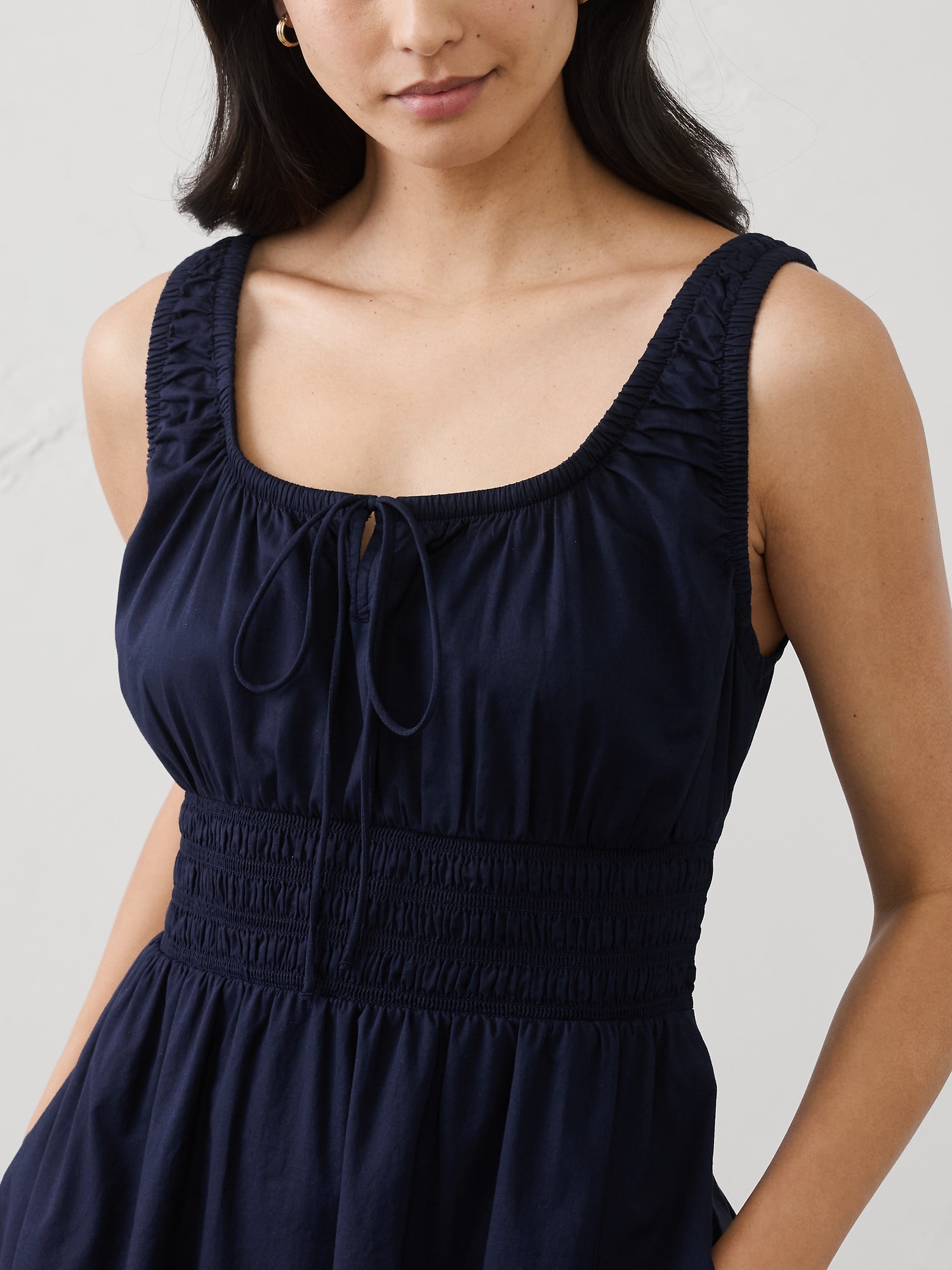 Image number 3 showing, Smocked Waist Midi Dress