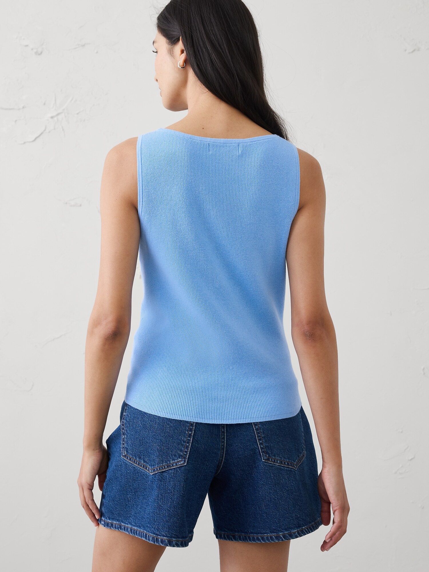 Image number 2 showing, Textured Boatneck Sweater Tank