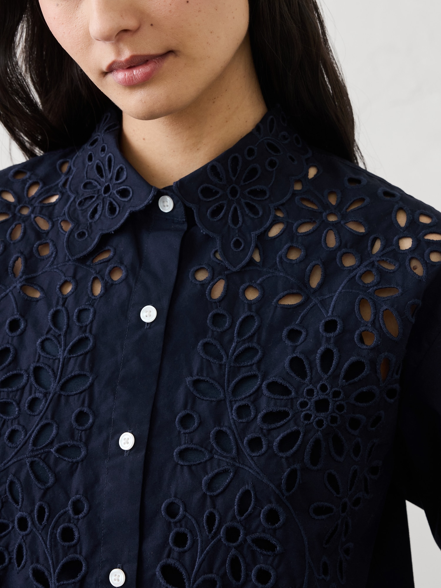 Image number 3 showing, Eyelet Shirt