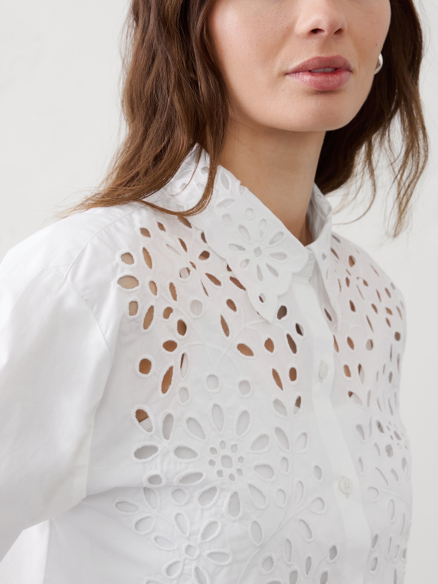 Image number 3 showing, Eyelet Shirt