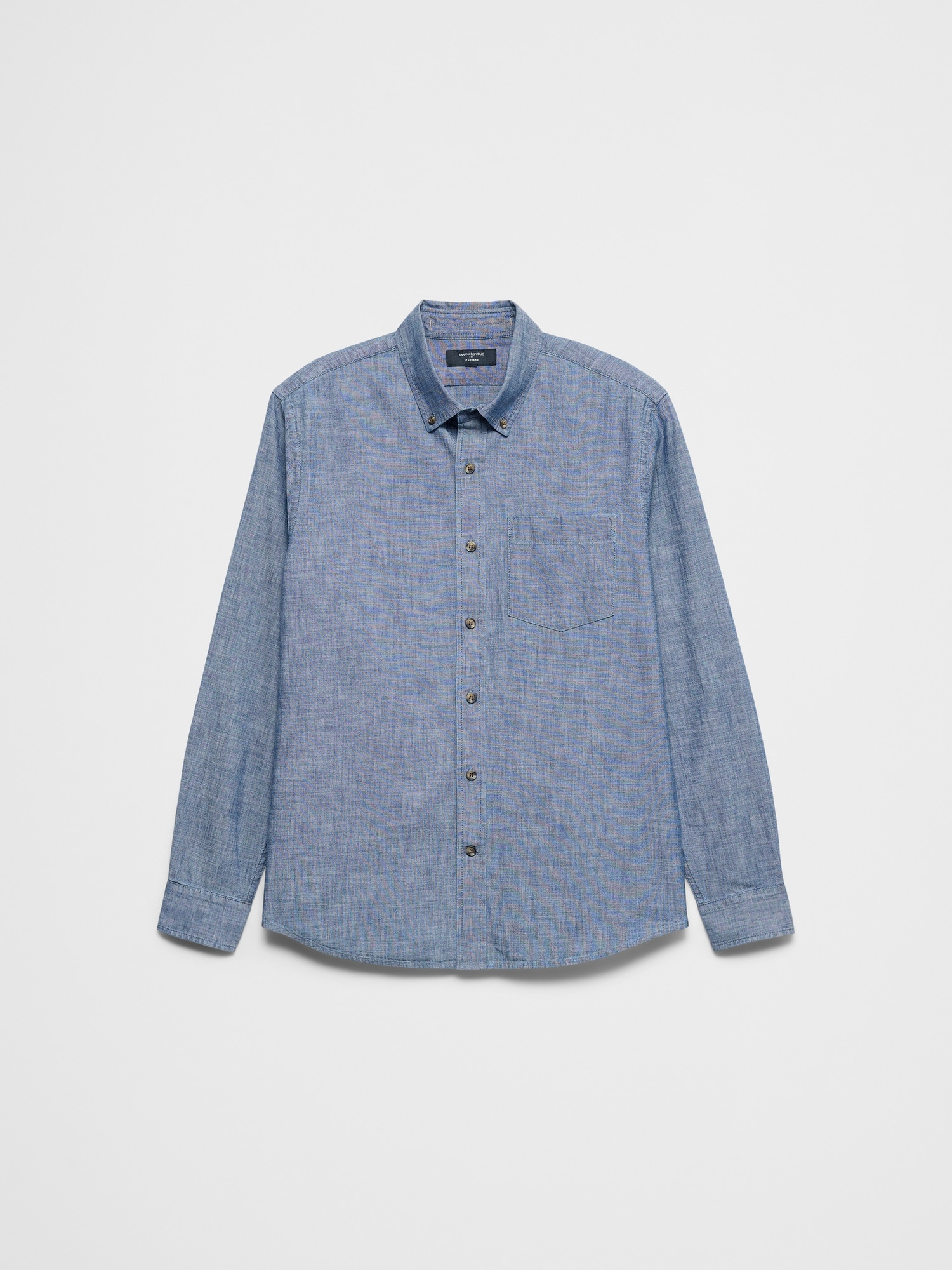 Image number 4 showing, Standard-Fit Softwash Chambray Shirt
