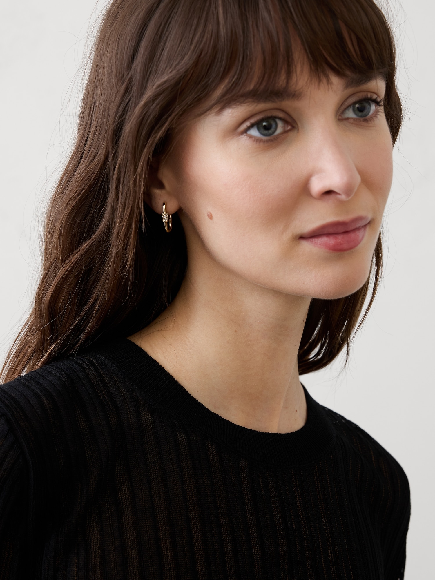 Image number 2 showing, Carabiner Earrings