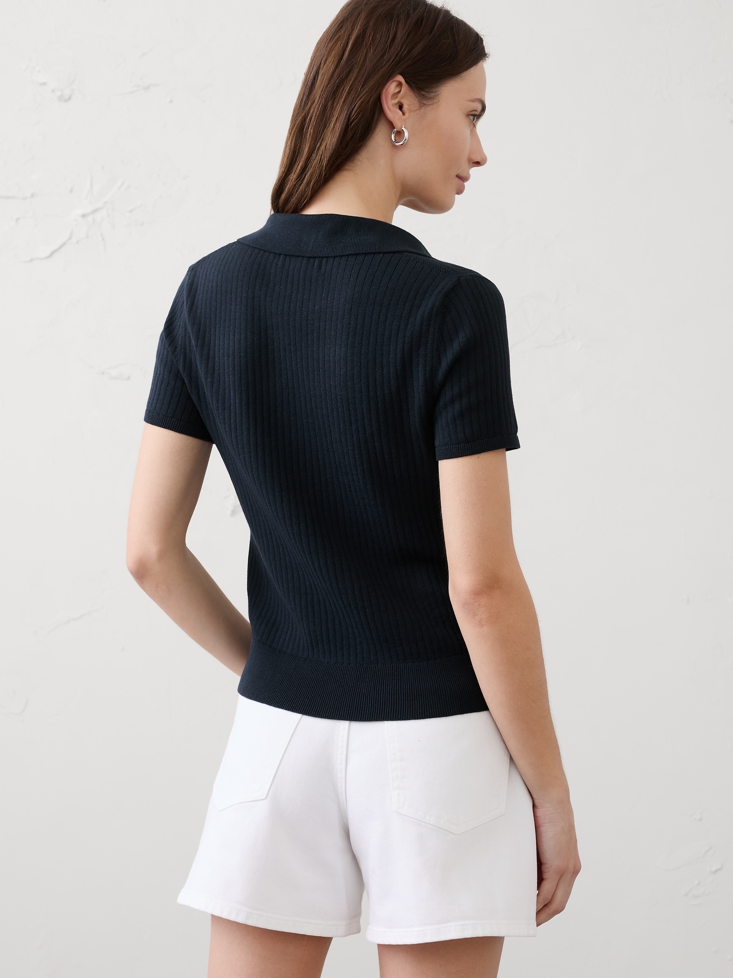 Image number 2 showing, Ribbed Sweater Polo