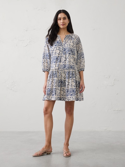 Tiered Above-Knee Dress