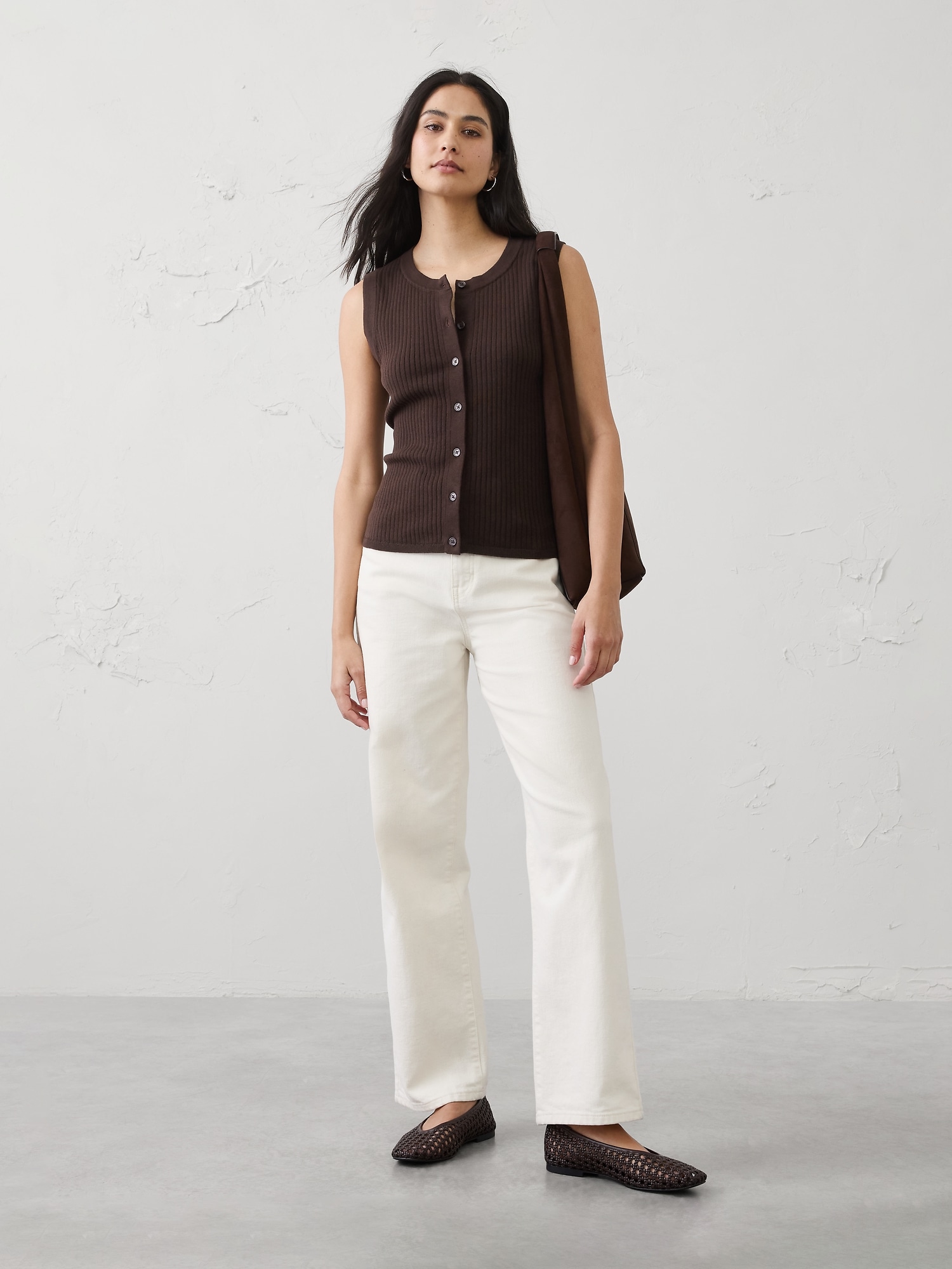 Image number 1 showing, Ribbed Sweater Tank