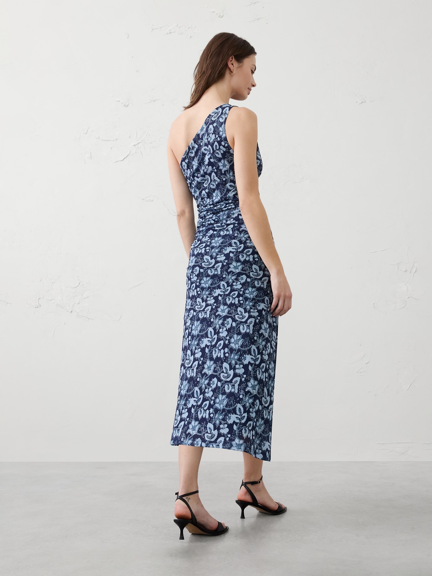 Image number 2 showing, One-Shoulder Midi Dress