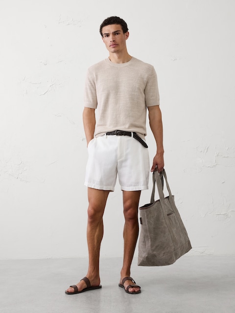 Slubby Cotton Sweater T-Shirt