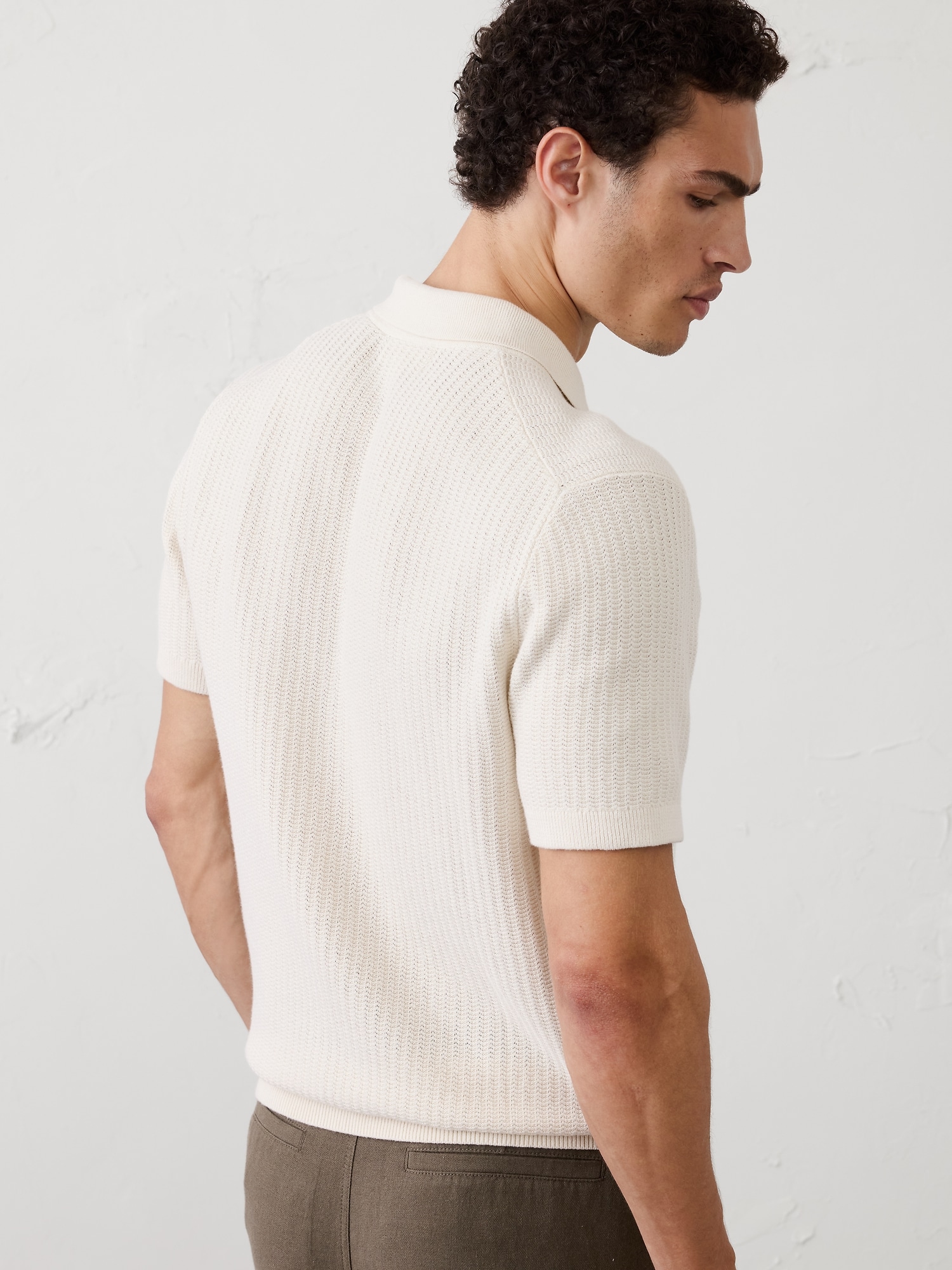 Image number 2 showing, Textured Sweater Polo