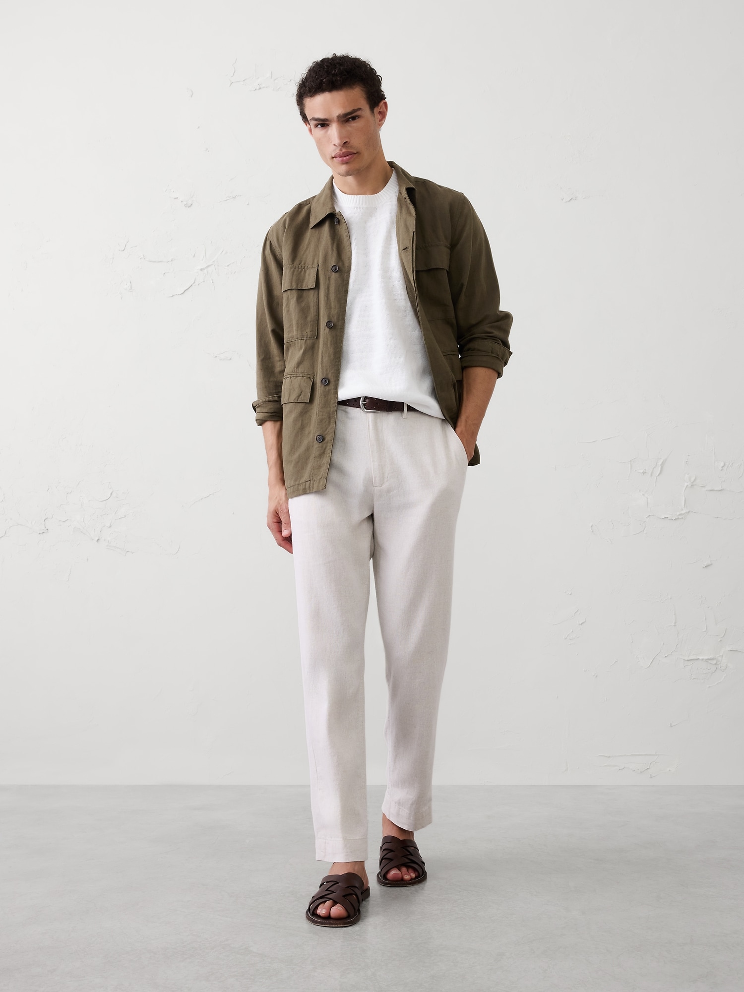 Image number 3 showing, Slubby Cotton Sweater T-Shirt