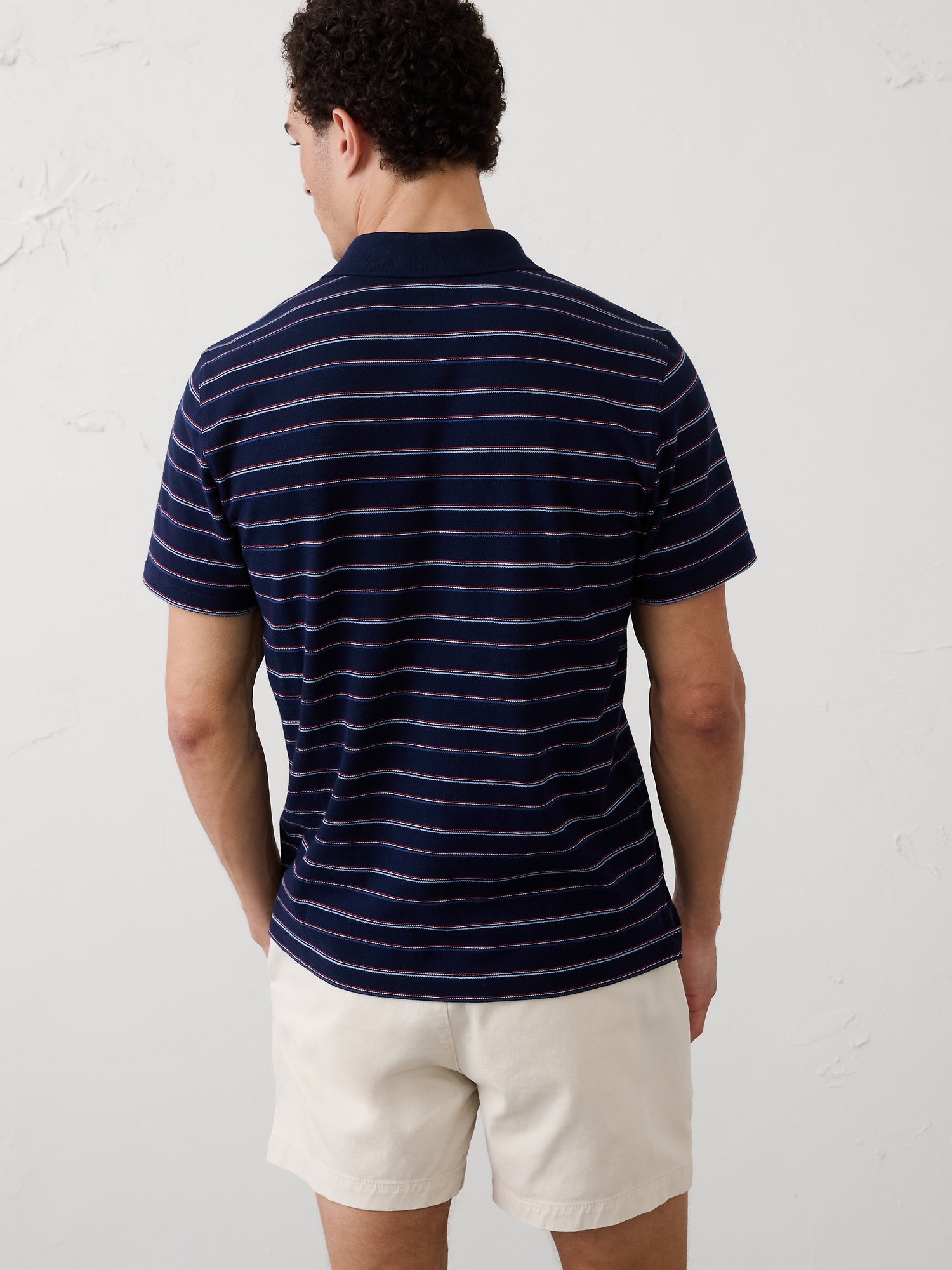 Standard-Fit Pique Polo | Banana Republic Factory