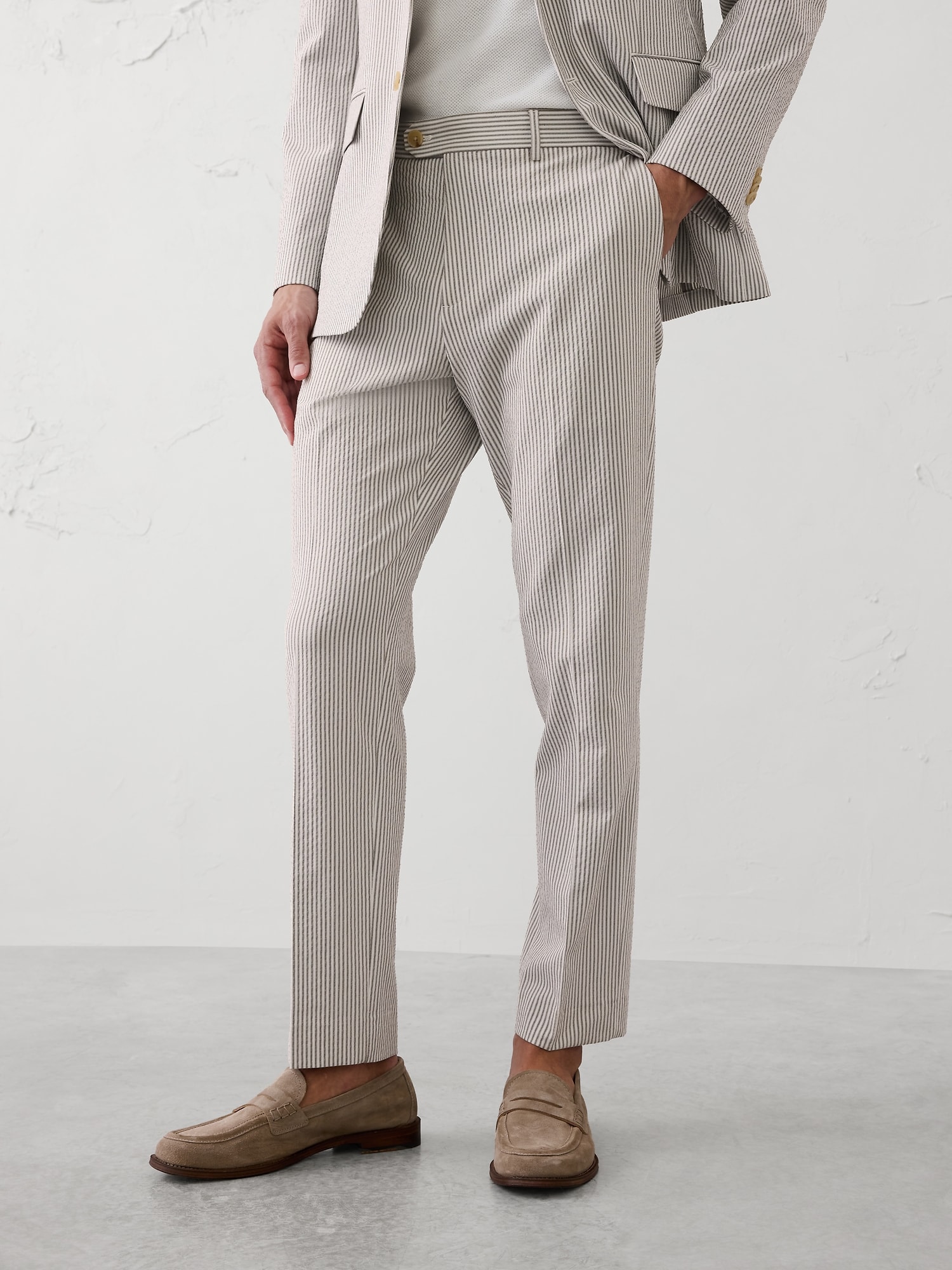 Image number 3 showing, Seersucker Suit Trouser