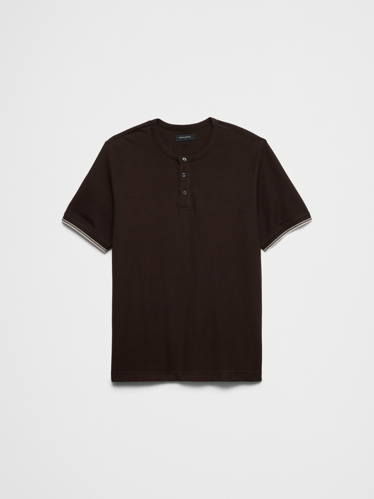 Image number 4 showing, Standard-Fit Textured Tipped Henley