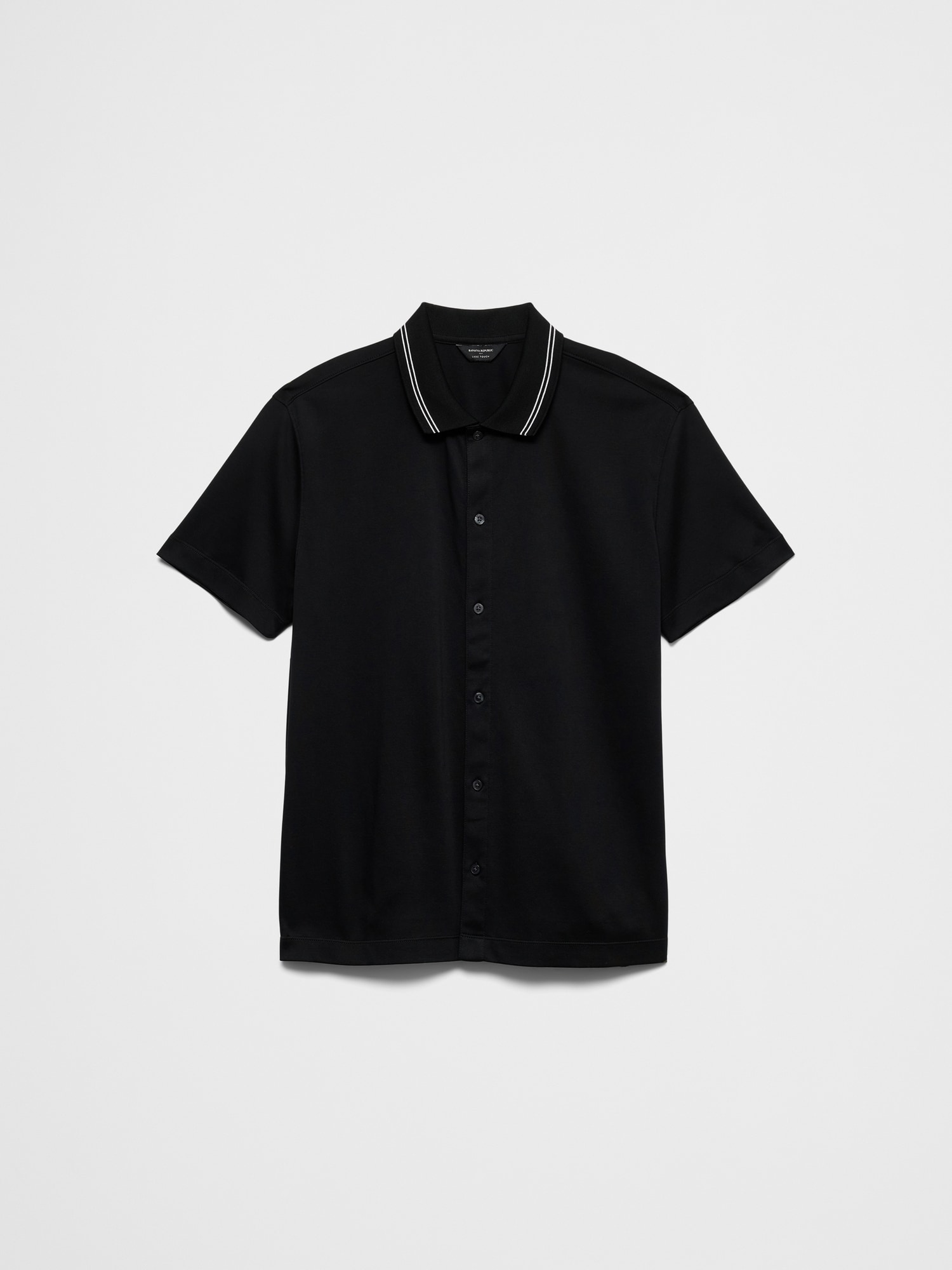 Image number 4 showing, Standard-Fit Luxe Touch Button-Down Polo
