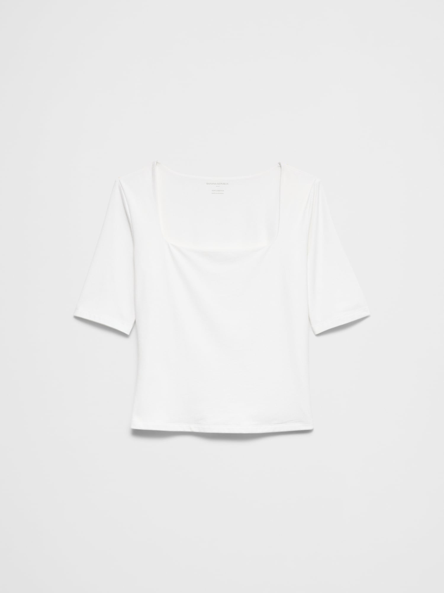 Image number 4 showing, Soft Stretch Square-Neck Top