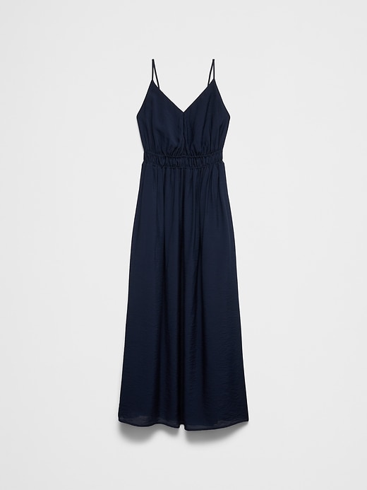 Open-Back Tie Maxi Dress | Banana Republic Factory