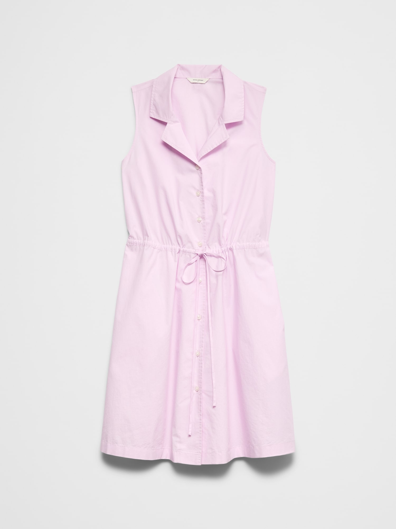 Image number 4 showing, Cinched Poplin Above-Knee Shirtdress