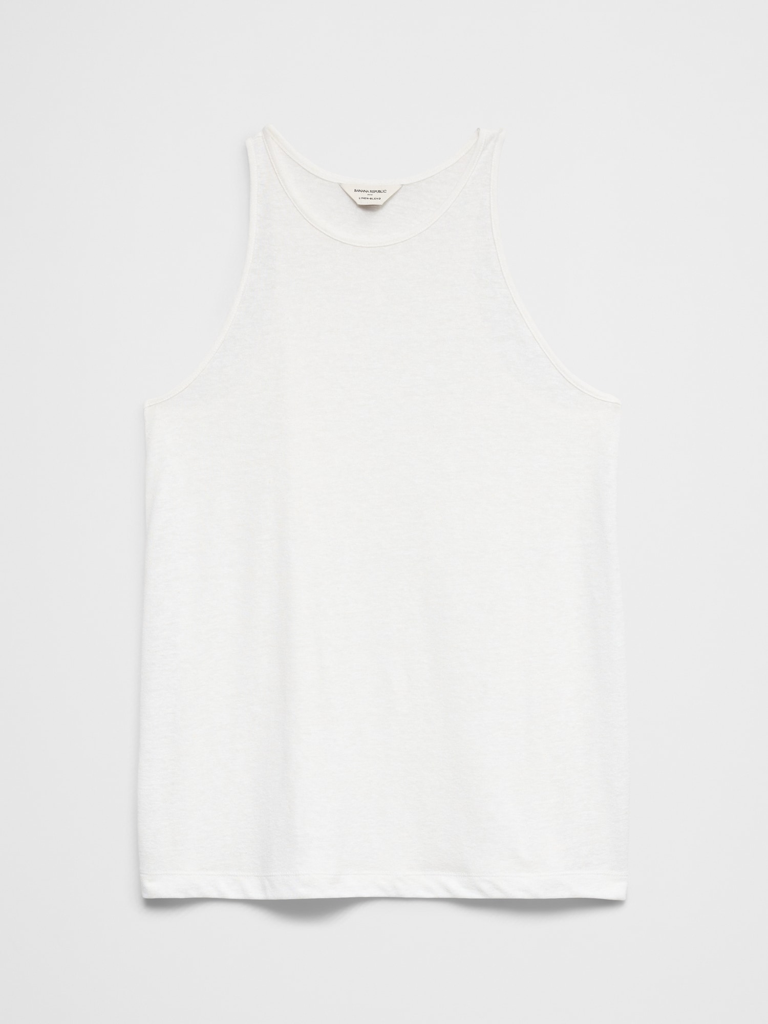 Image number 4 showing, Linen-Blend Racer Back Tank